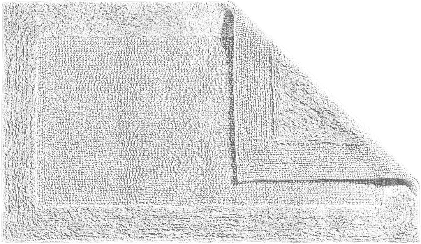 Badematte Stuttgart, 80x150 cm, Weiss Badteppich - 80x150 cm