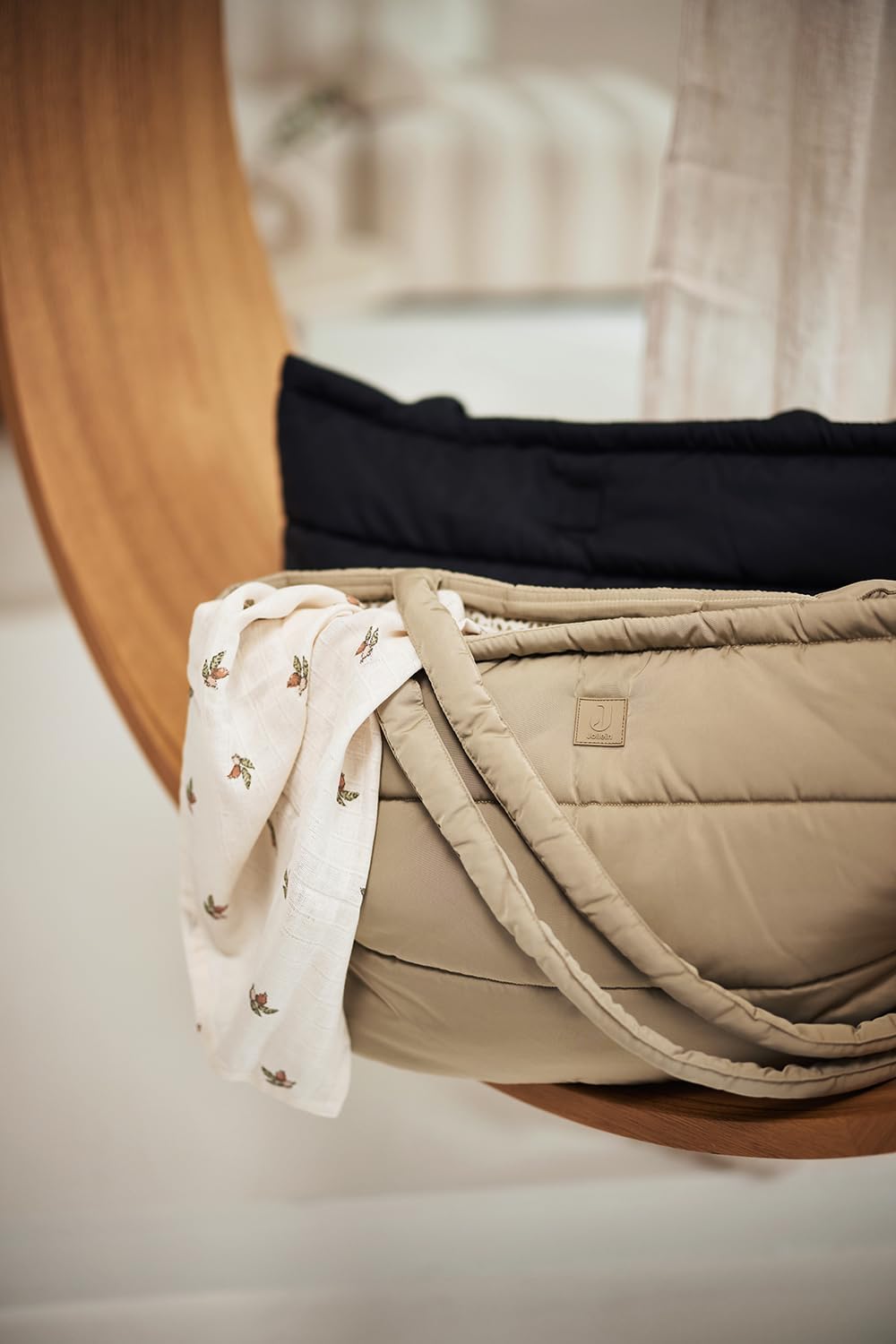 Wickeltasche Shopper für Eltern unterwegs, Olive Green