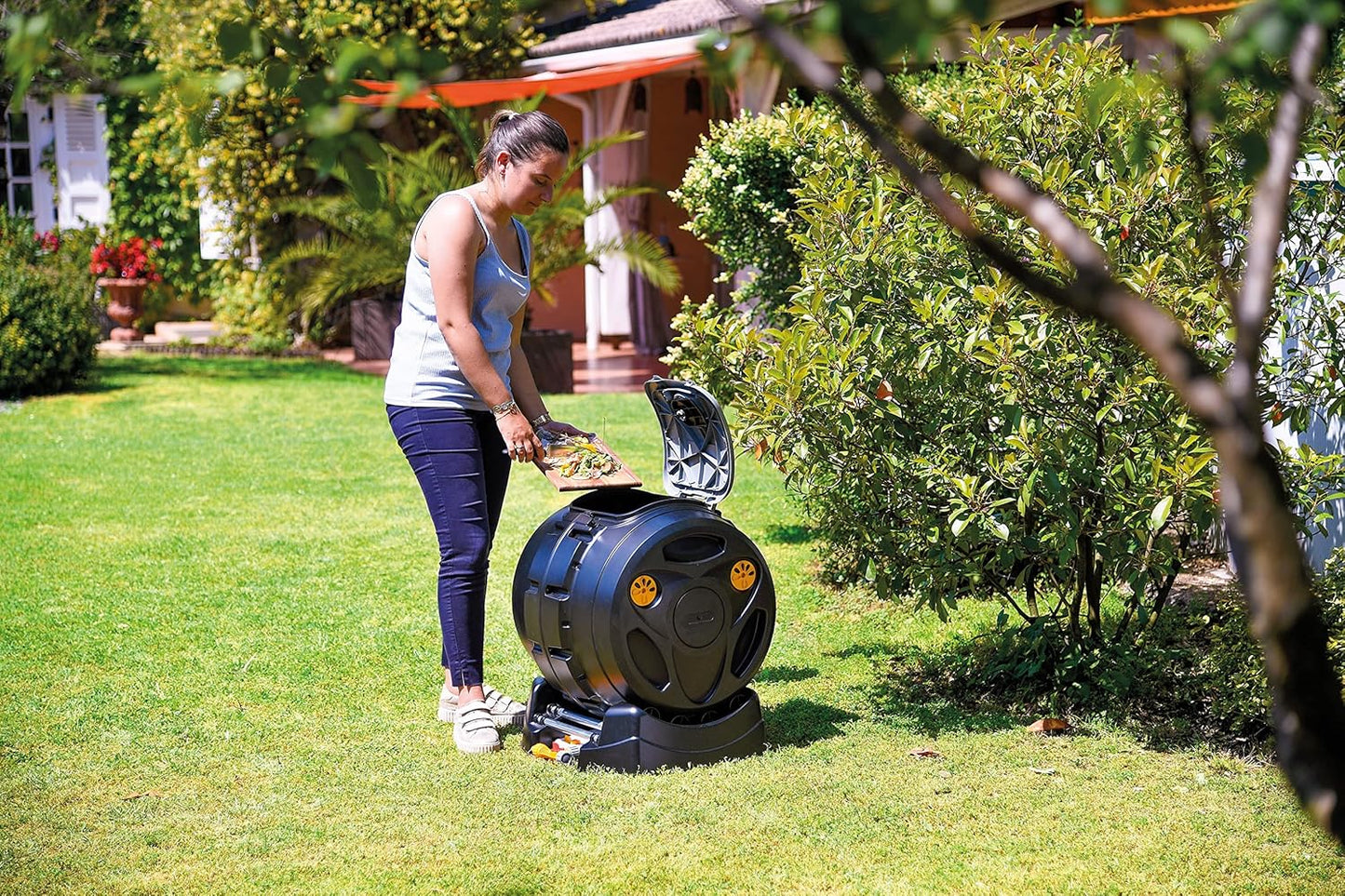 Easymix 2in1 Rotierender Komposter (100 l)
