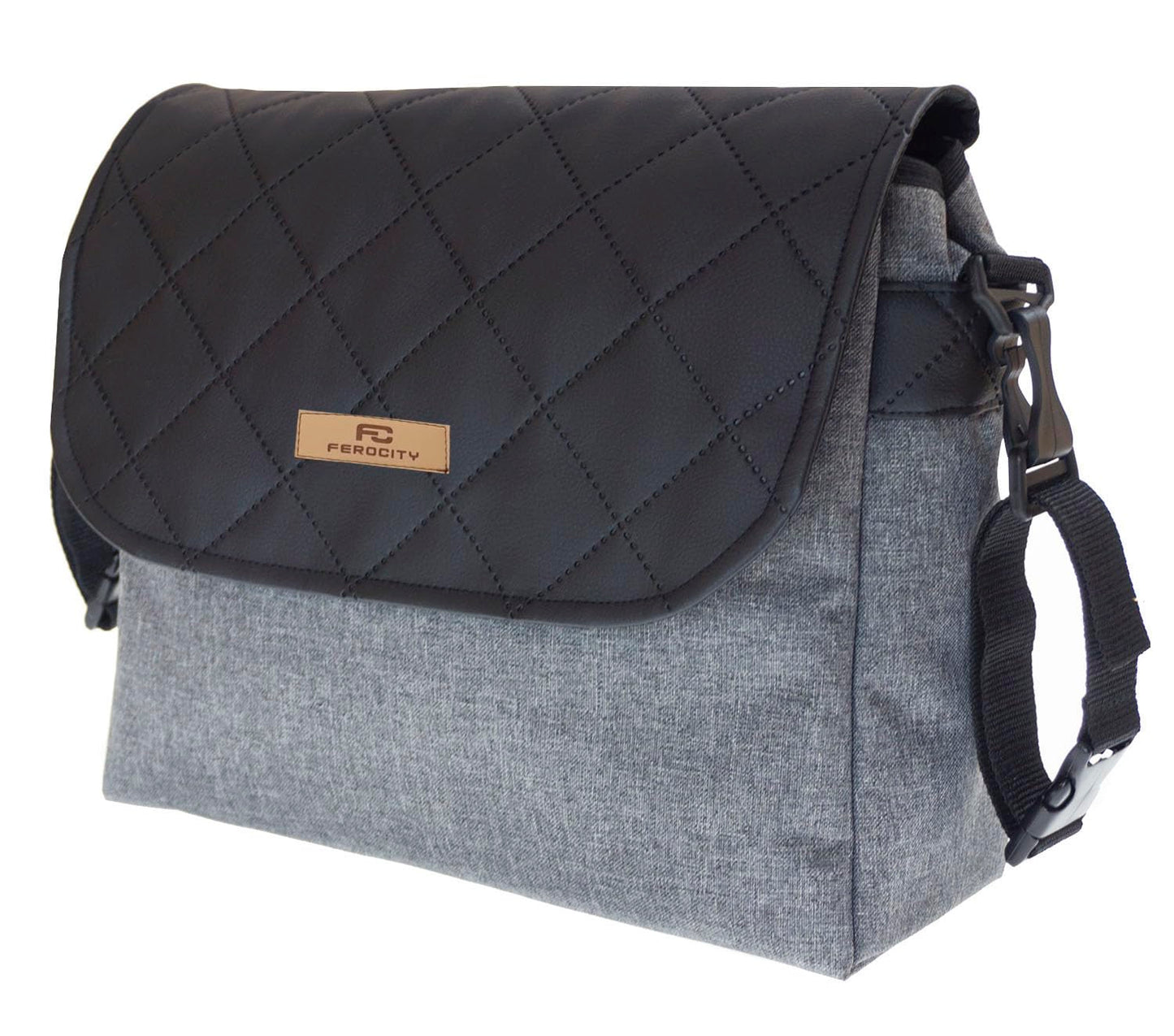 Wickeltasche mit Kinderwagenbefestigung