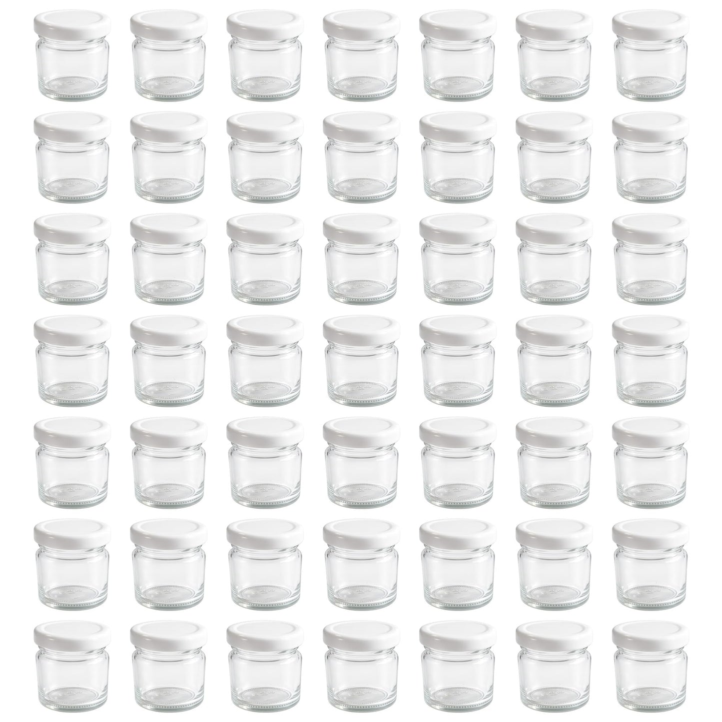 Mini Marmeladengläser mit Deckel (50 Stück, 37 ml), 37 ml 50
