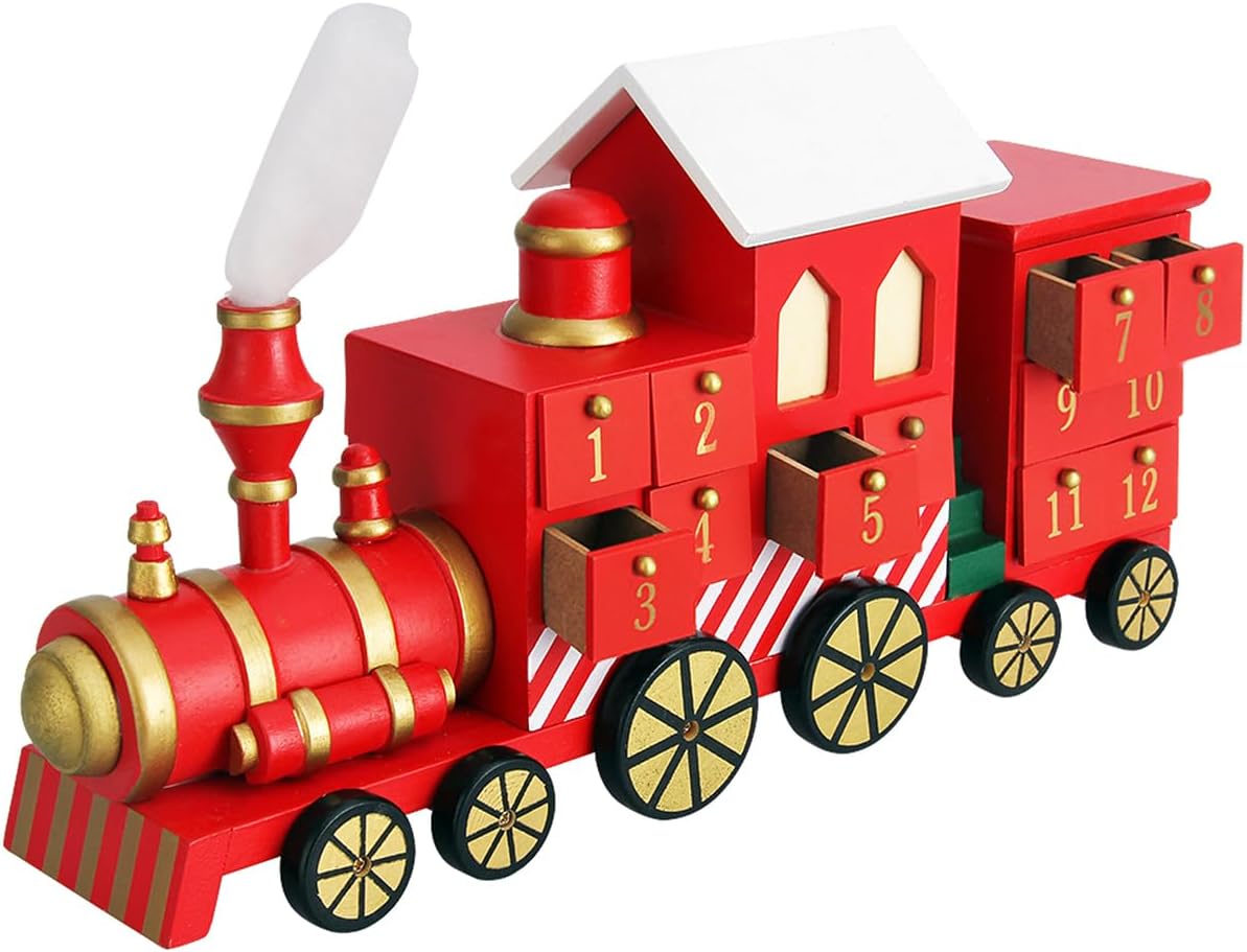 Adventskalender Lokomotive zum Befüllen (24 Türchen), Lokomotive