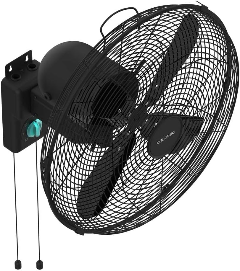 EnergySilence 4500 Power Wall - Wandventilator, Manuelle Steuerung Schwarz