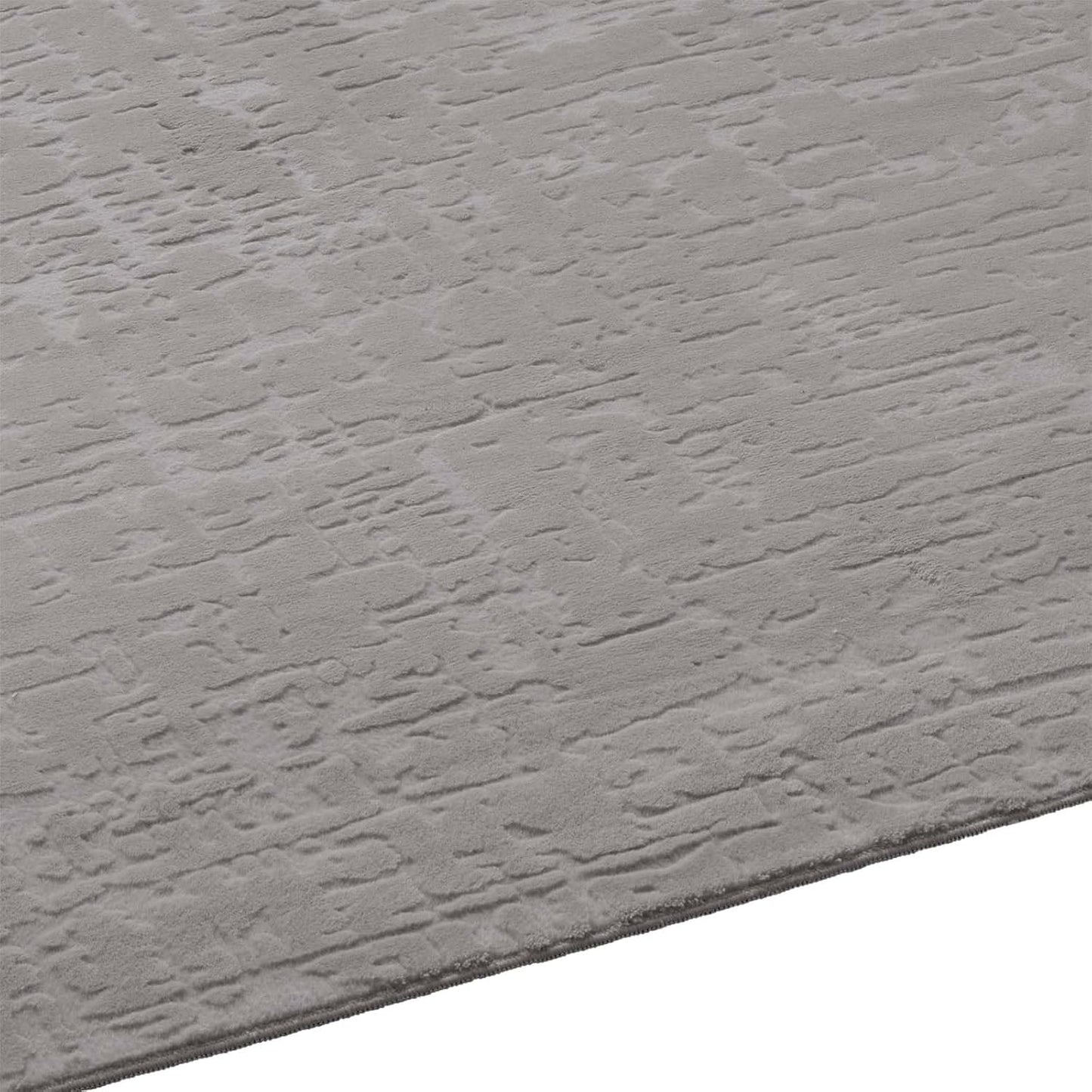 Rutschfeste Badematte, waschbar, Grau Vintage 120 x 170 cm (Rechteckig)