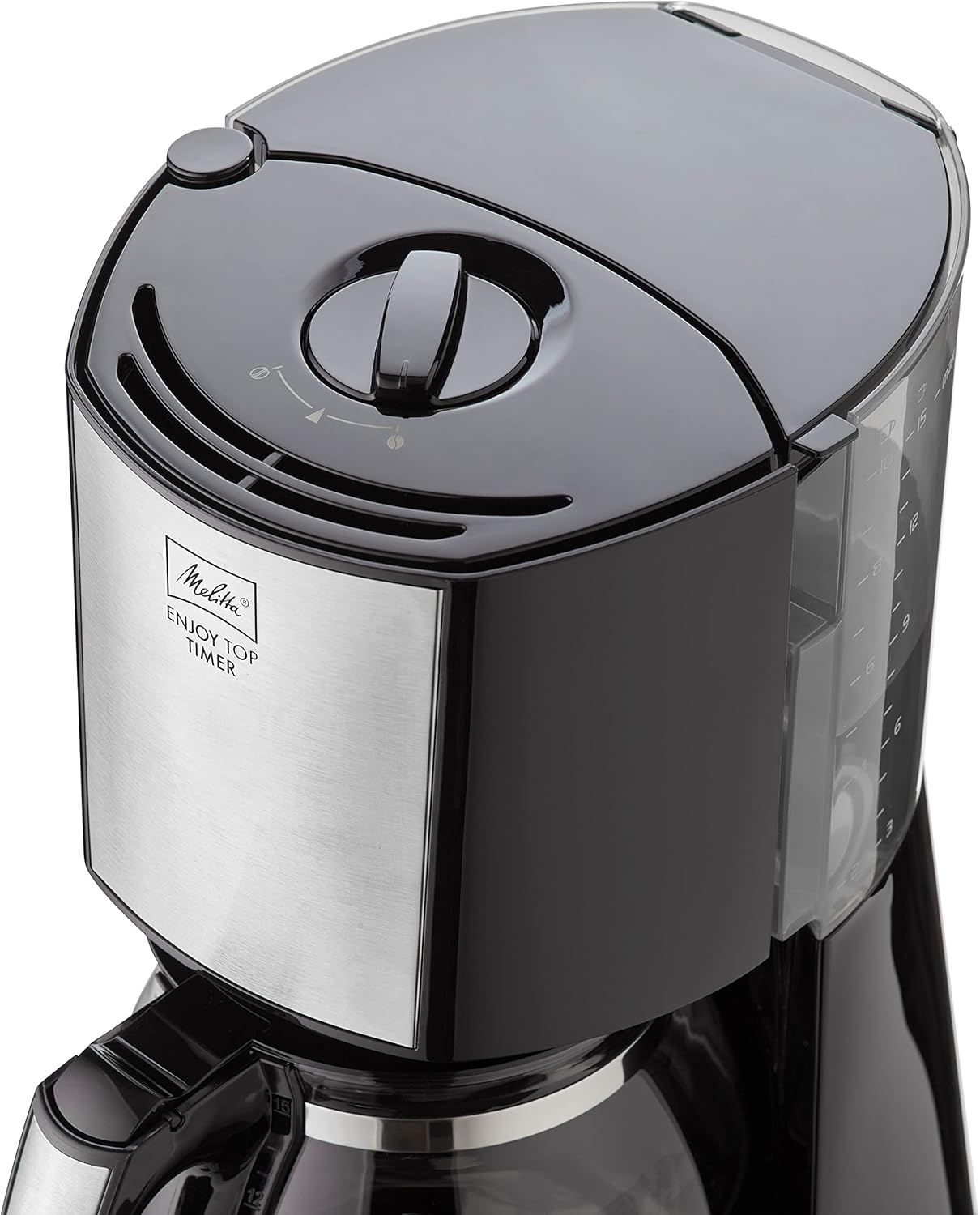 Enjoy Top Timer Filterkaffeemaschine, Schwarz / Glaskanne + Timer Single