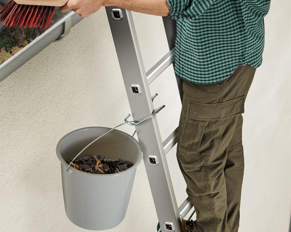 SafetyLine Eimerhaken für Sprossenleitern, 2er-Set