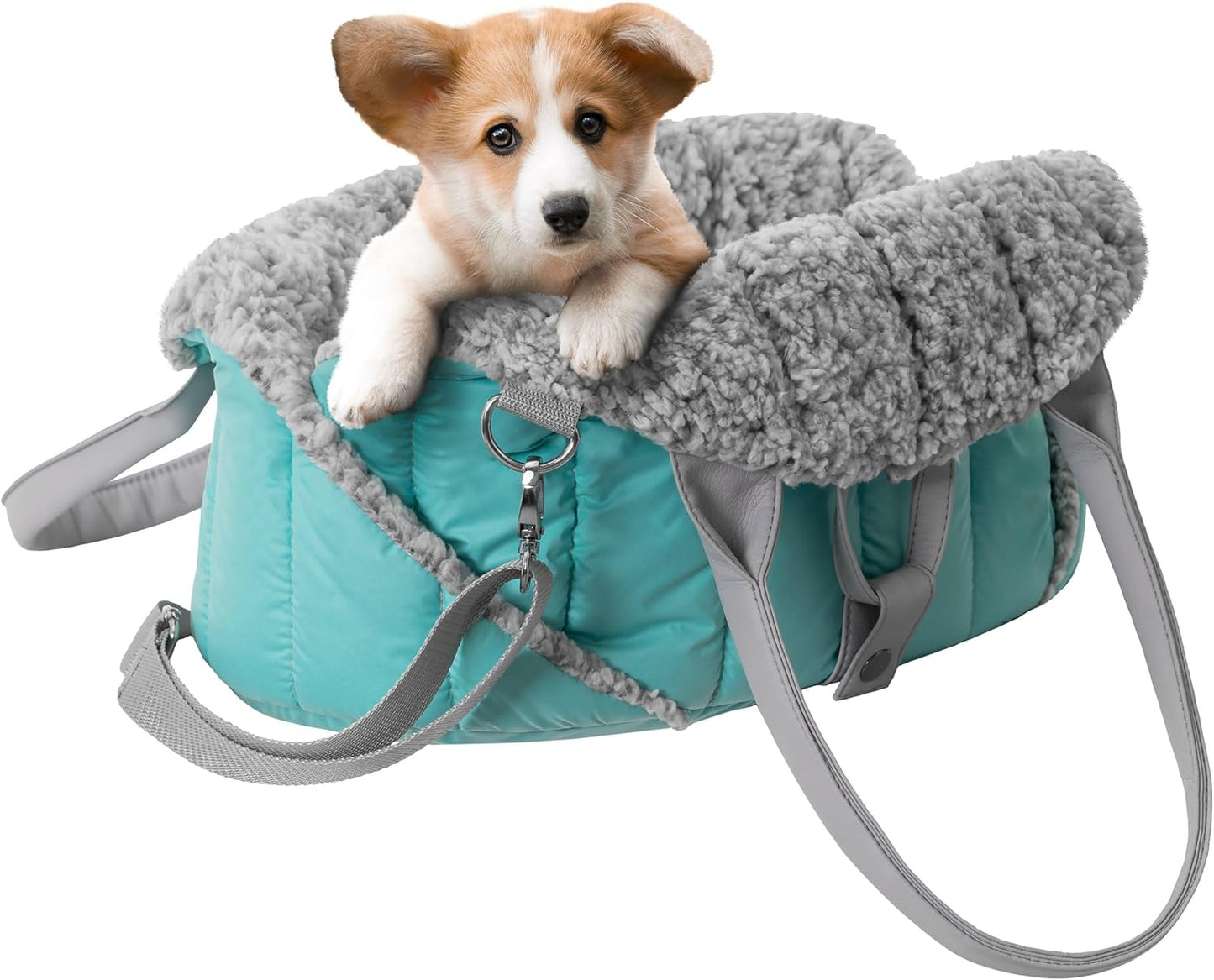 Sea Shell Hundetasche, Grösse 2: 47x29x32 cm Türkis