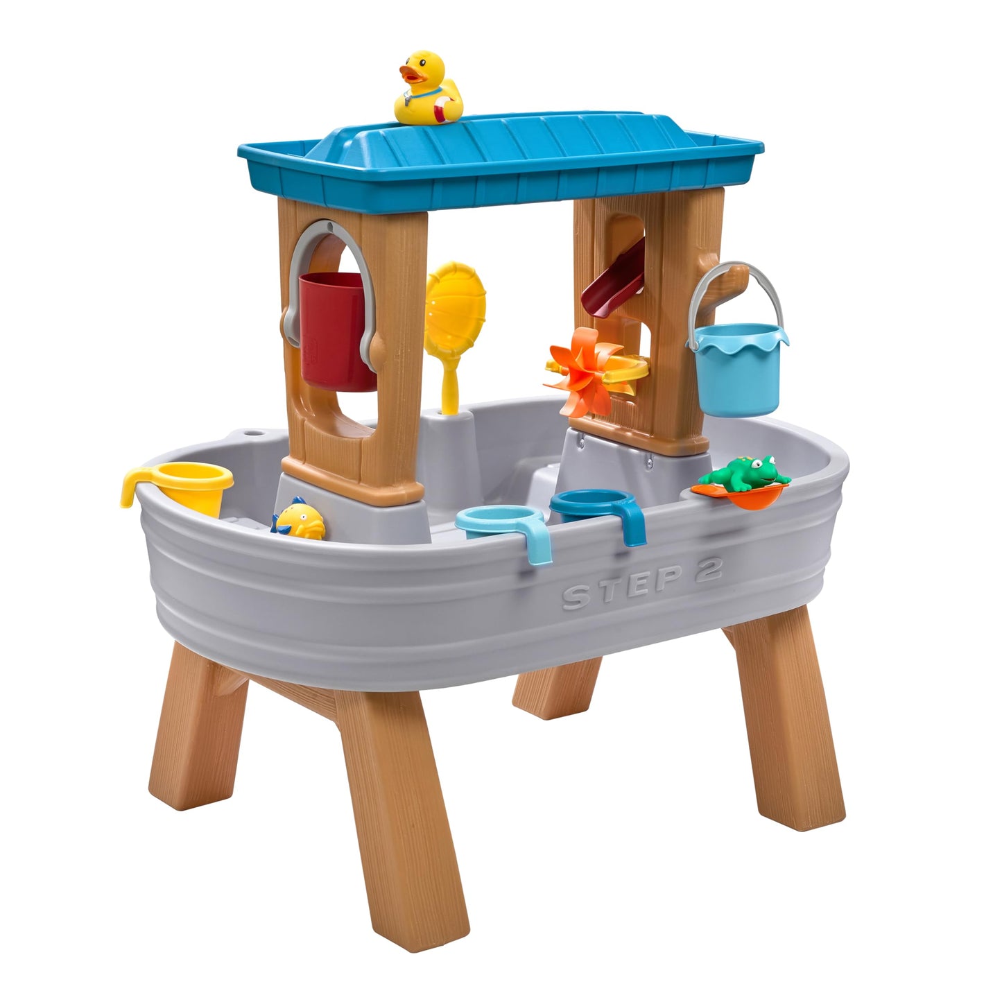 Wasserspieltisch mit Zubehörset, Grau