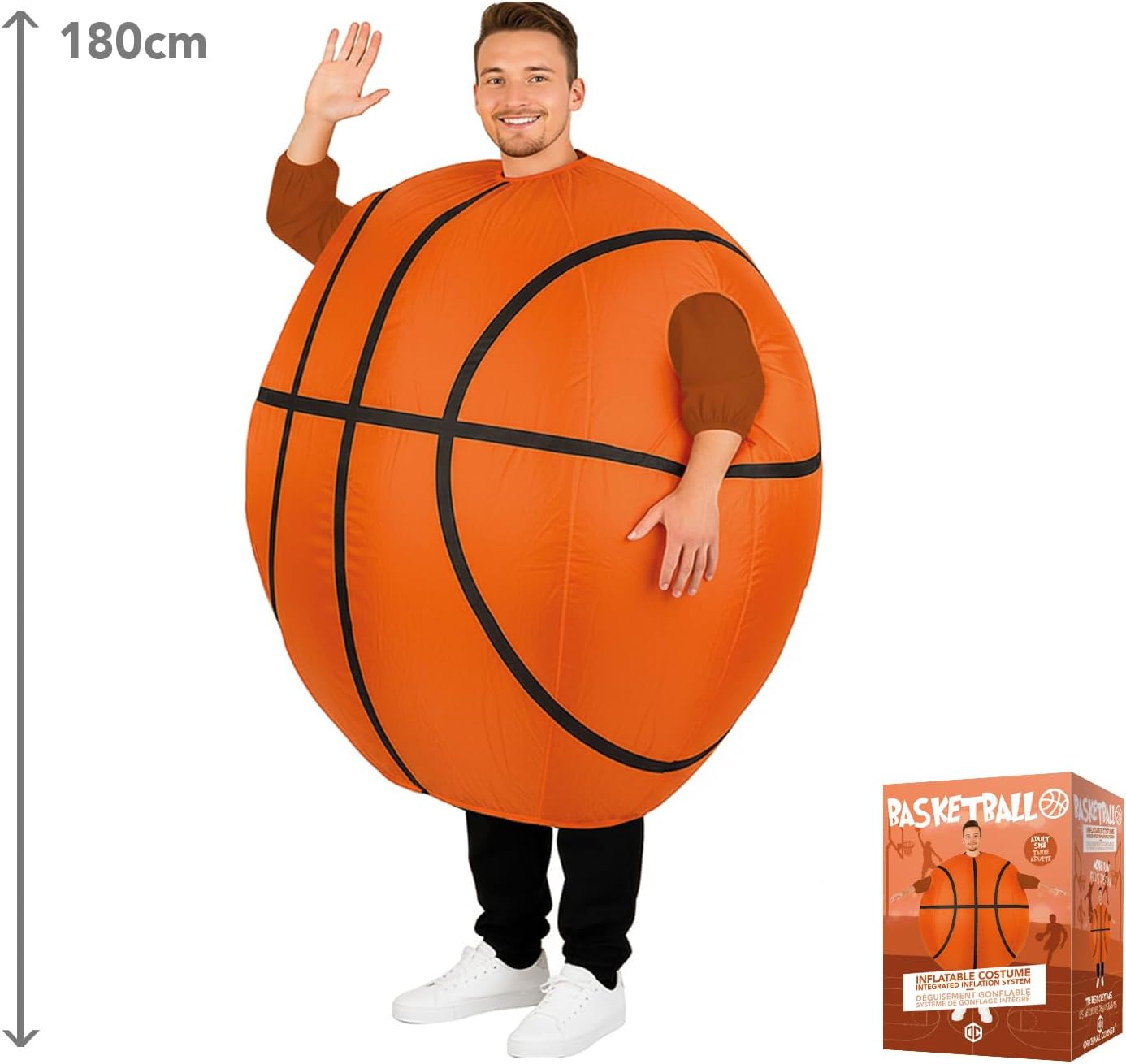 Aufblasbares Basketballkostüm, Basketball
