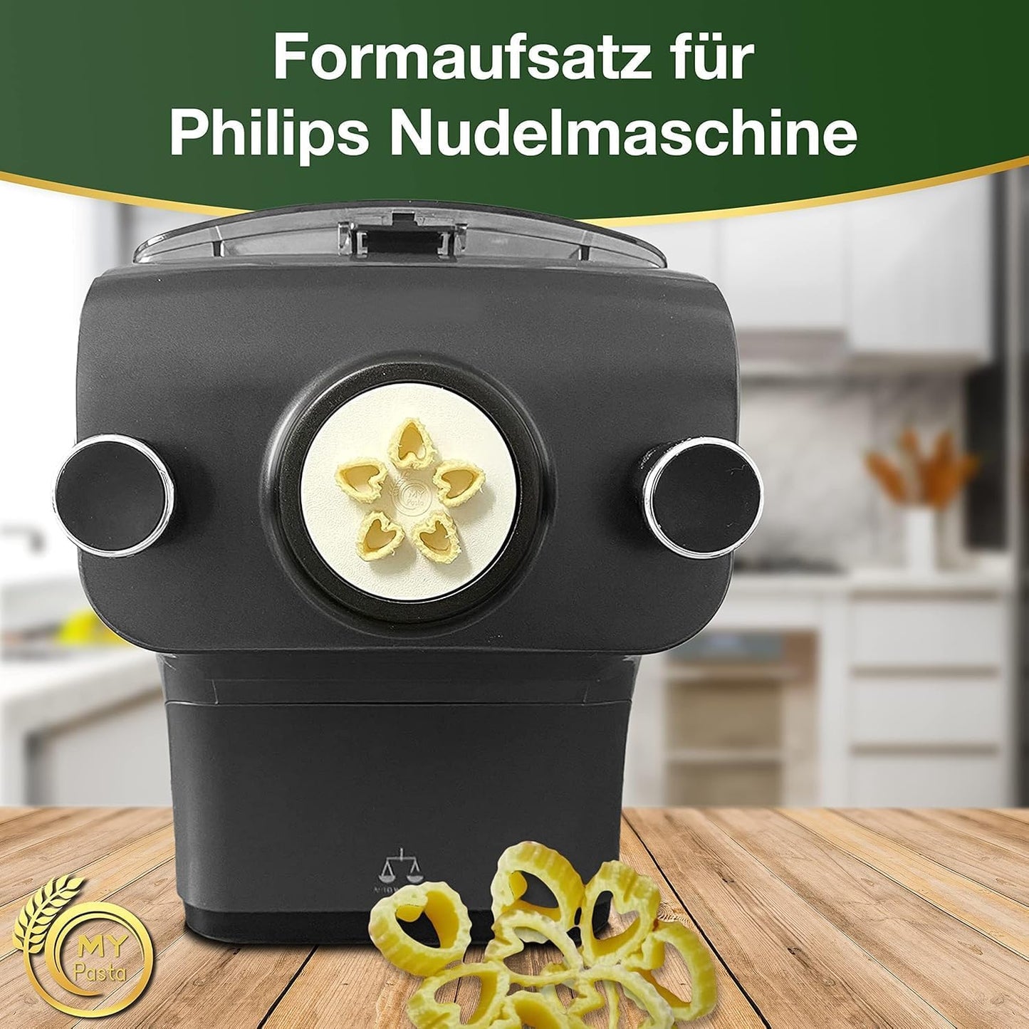 Herz Rigati Nudelmaschinen-Scheibenmatrize für Philips 7000, Herz Rigati