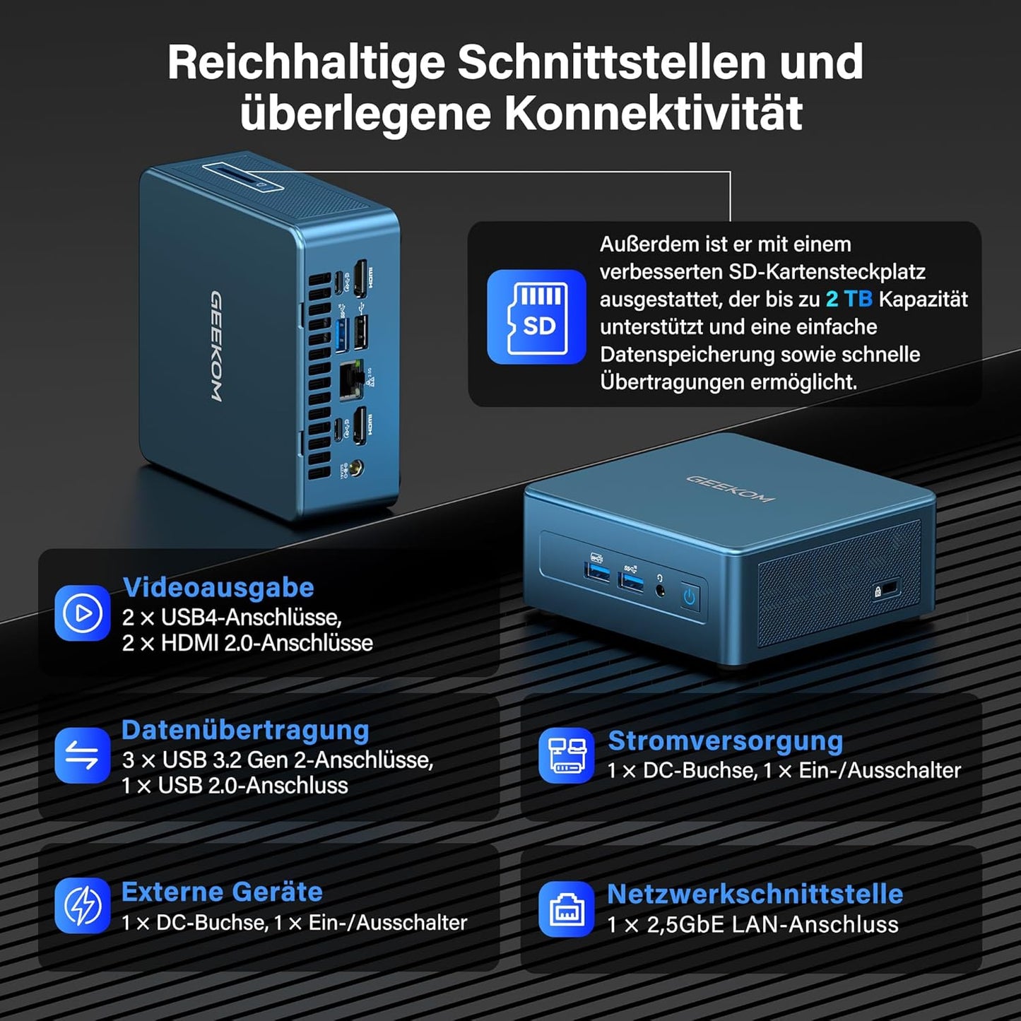 IT12 Mini PC mit Intel i5-12450H, IT12 i5-12450H（16+512）