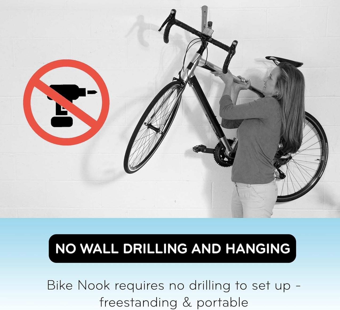 Vertikale Fahrradständer, 2 Stück, Bike Nook 2 Pack