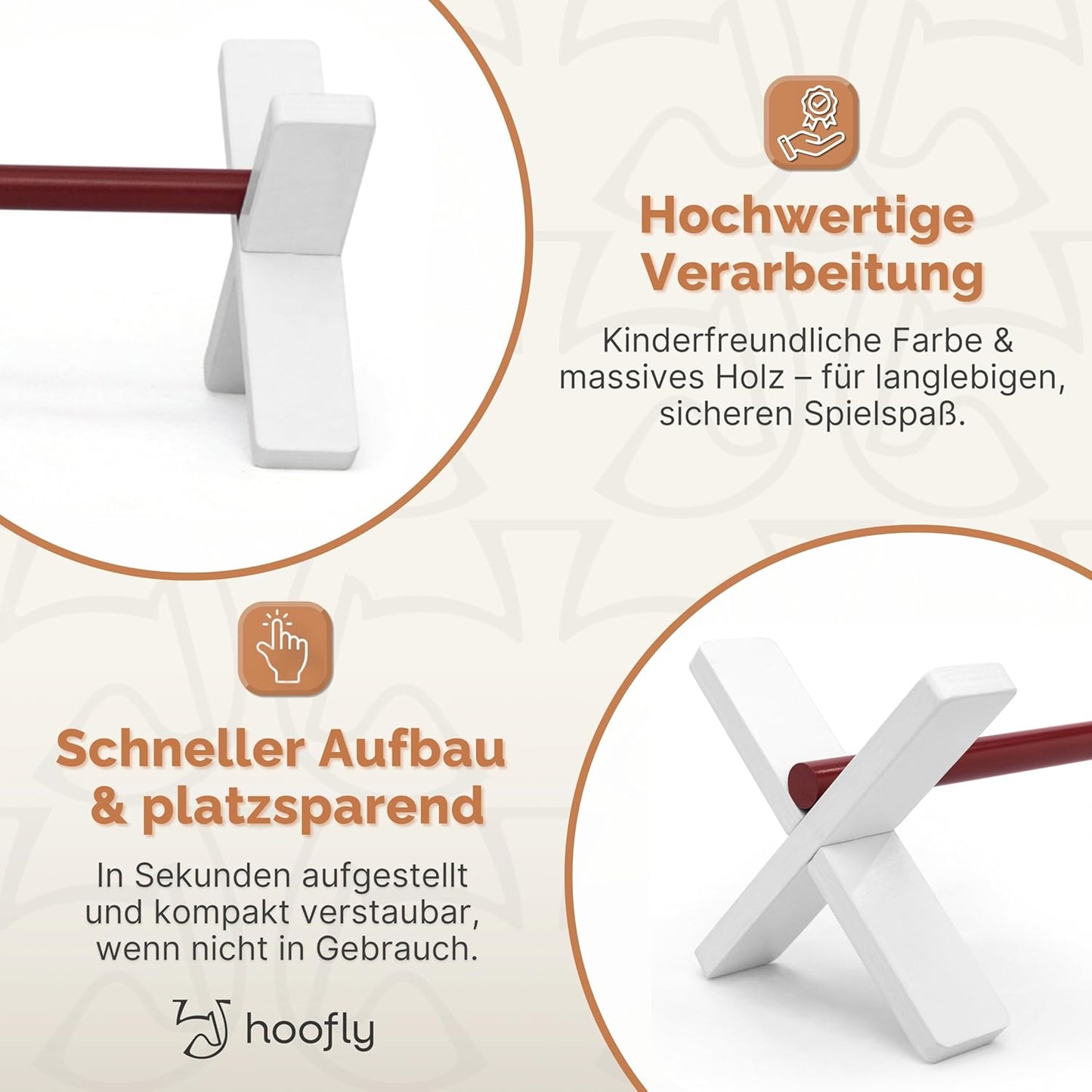 Hobby Horse Cavaletti-Set (3-teilig) für Kinder, Cavaletti 3er-Set