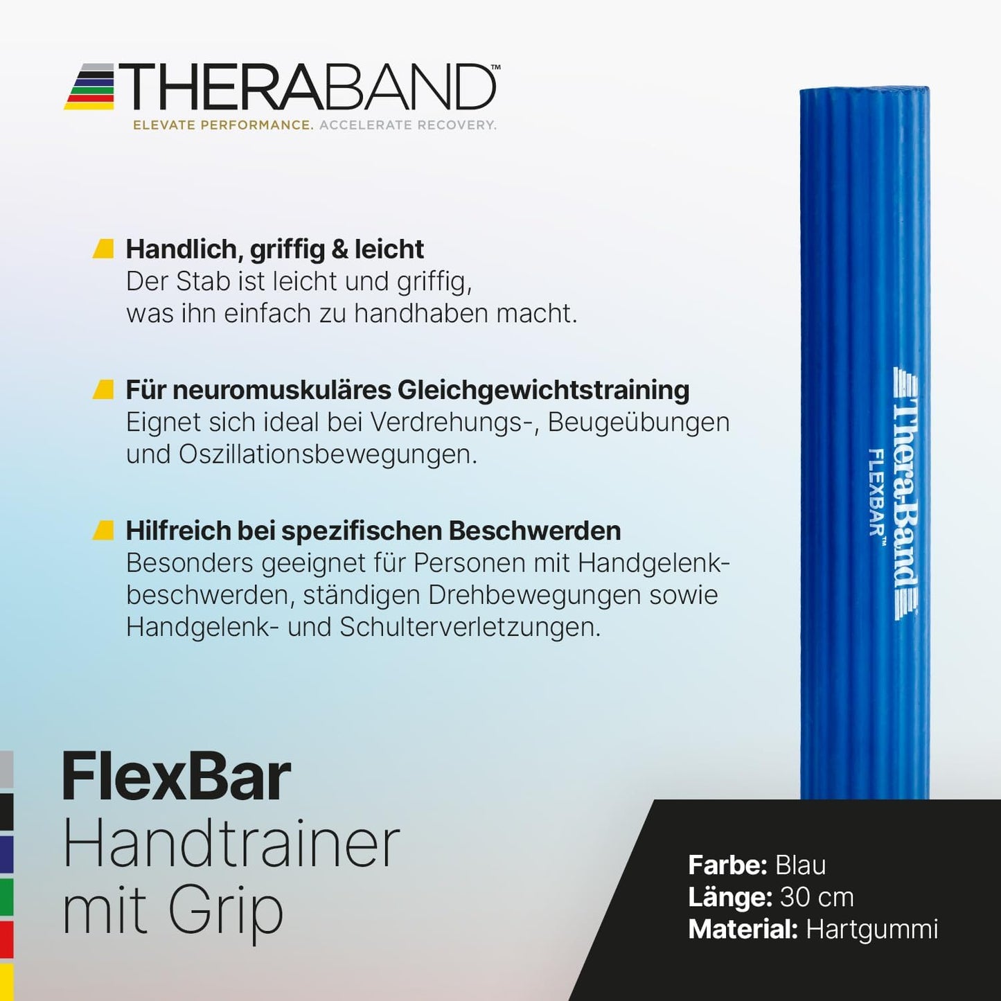 FlexBar Hand und Unterarmtrainer, BLAU