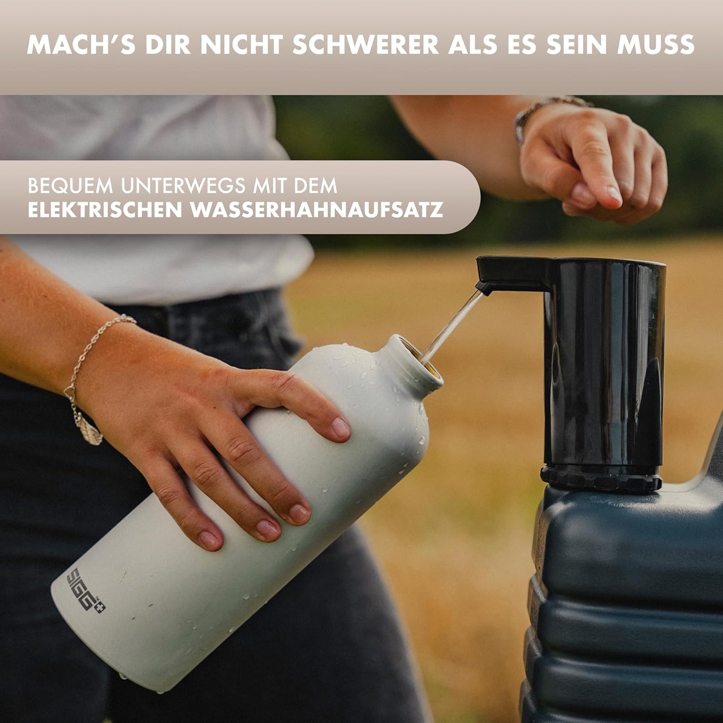 Elektrischer Wasserhahn Aqua Tap+ für Camping & Outdoor, Aqua Tap+