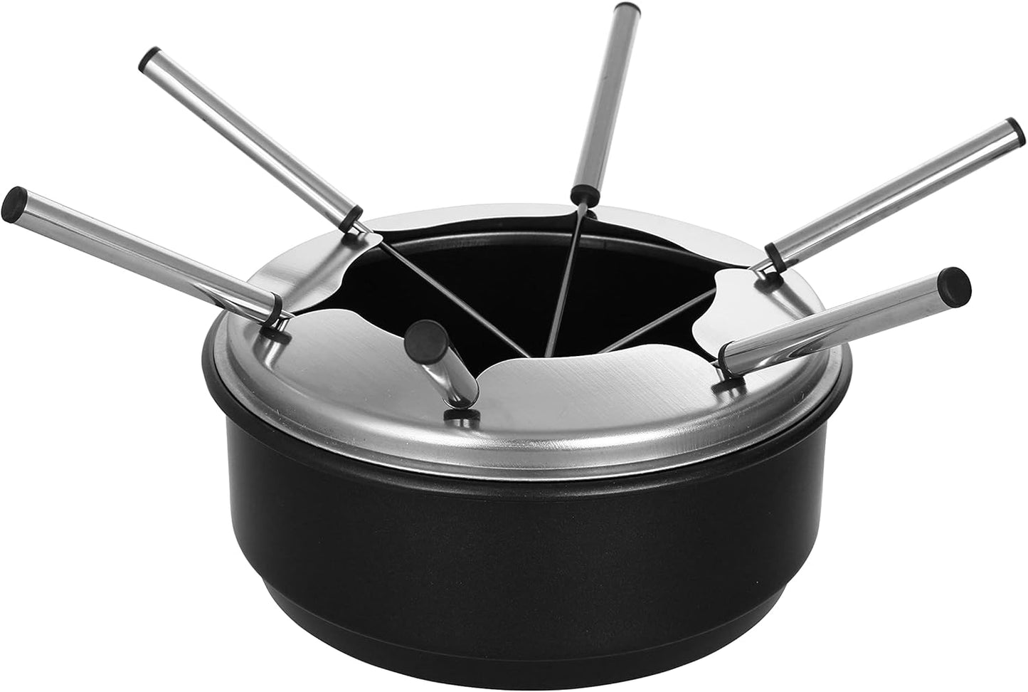 Raclettegrill,8 Pfannen,Grillplatte antihaft, inkl. Fondue
