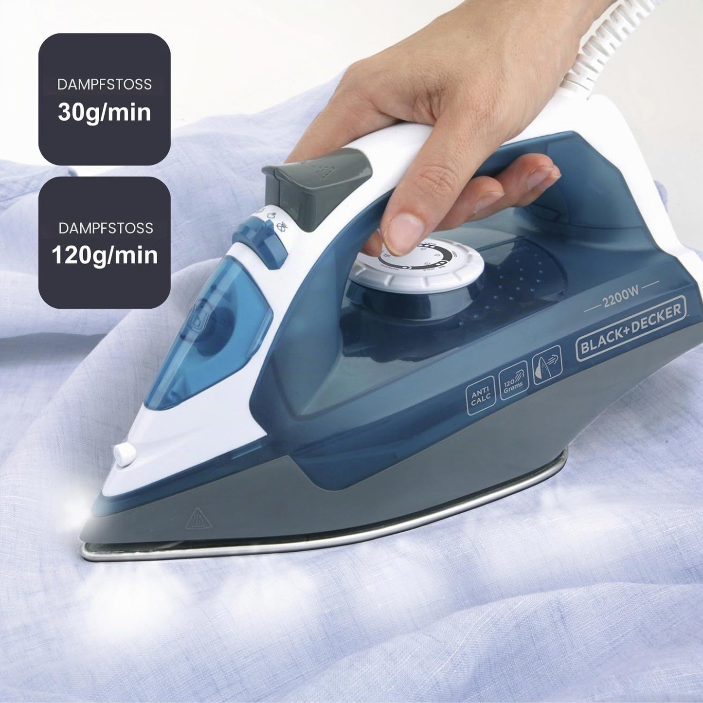 Dampfbügeleisen BXIR2200E, 2200W | 120g/min