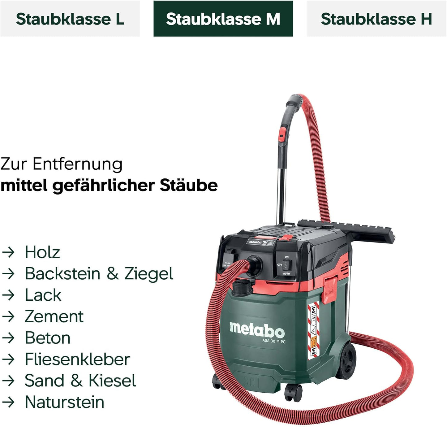 Nass-Trockensauger ASA 30 M PC