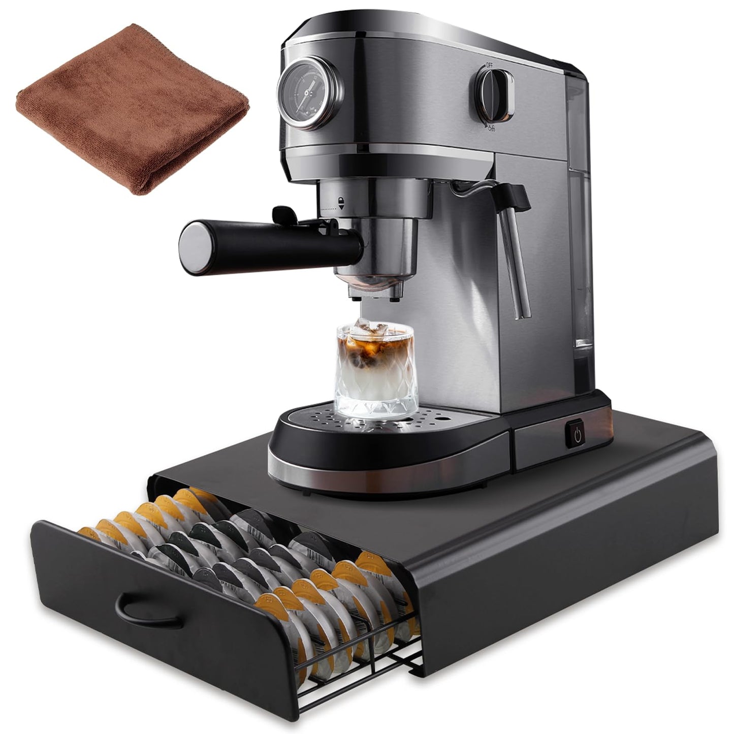 Kapselhalter-Schublade für 64 Tassimo Kapseln