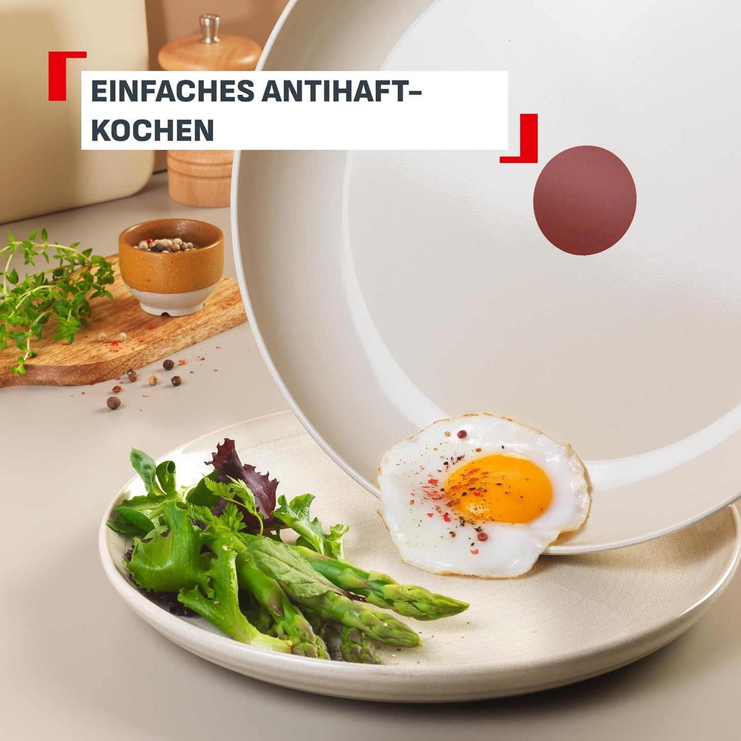 Pfannen-Set mit keramischer Antihaftbeschichtung, 3-tlg. Pfannen-Set 20,24,28 cm