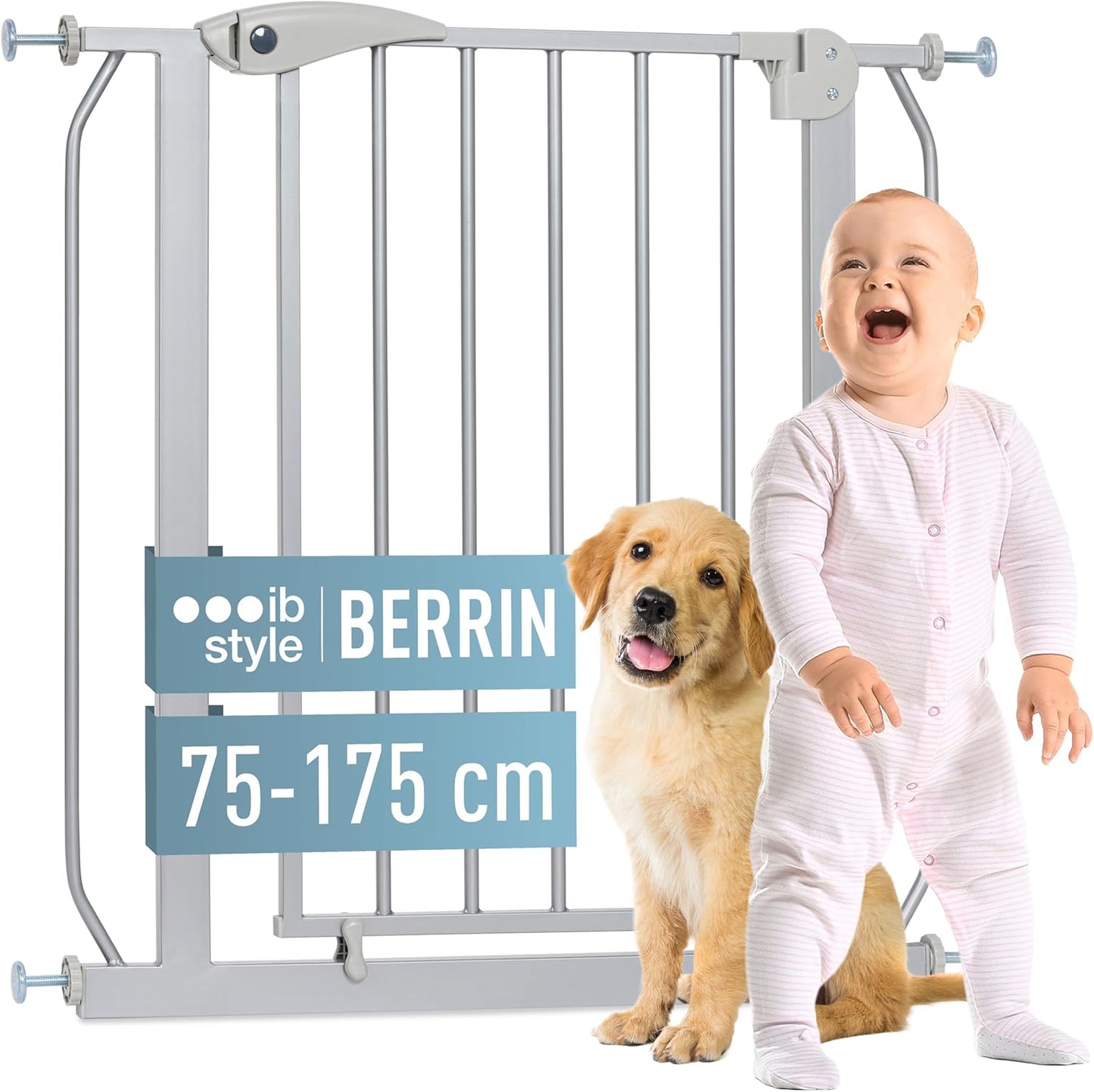 Türschutzgitter Berrin, ohne Bohren, 75-85 cm (1er Pack)