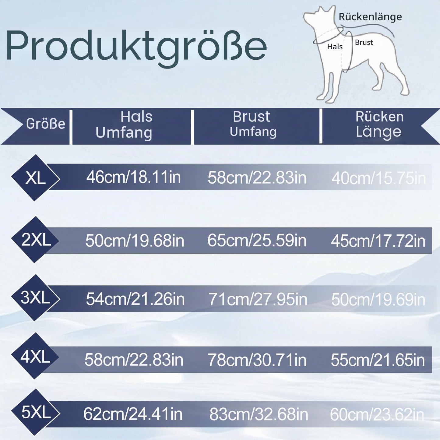 Wintermantel mit Rollkragen, reflektierend, navy blue 4XL