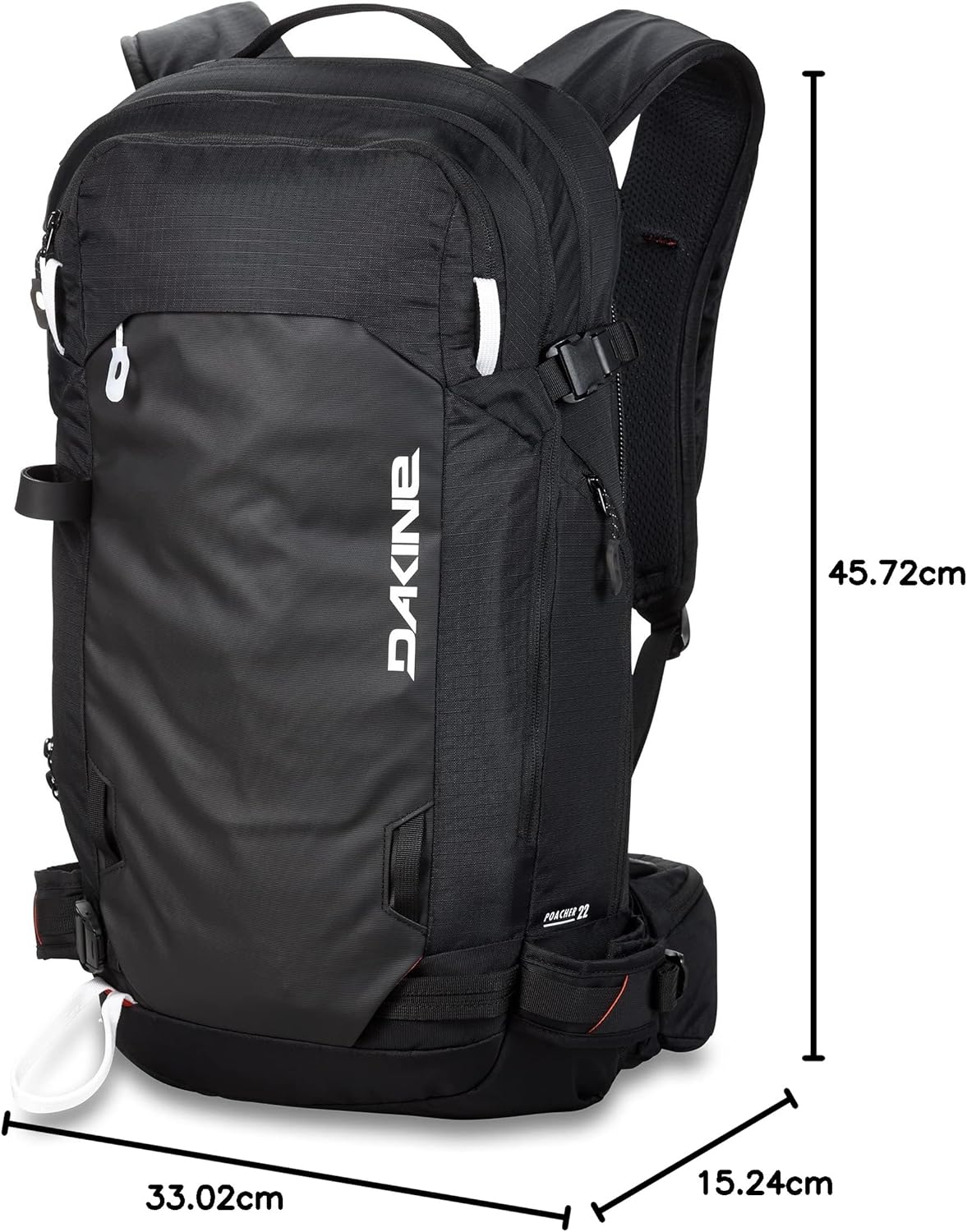 Snowboard- und Ski-Rucksack, Einheitsgröße Schwarz