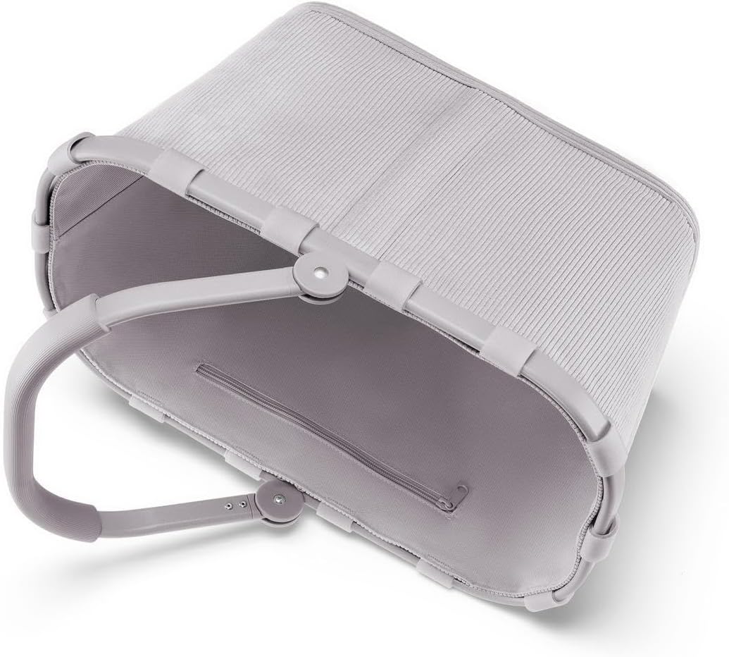 Carrybag Einkaufskorb, Cord Grey|Single
