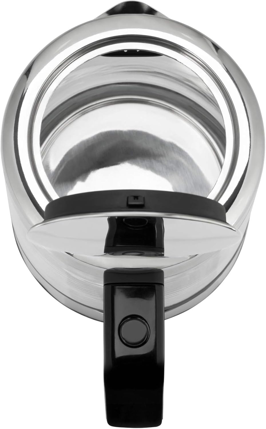Küchenminis Glas-Wasserkocher mit Kalkfilter, Cromargan Matt, Single