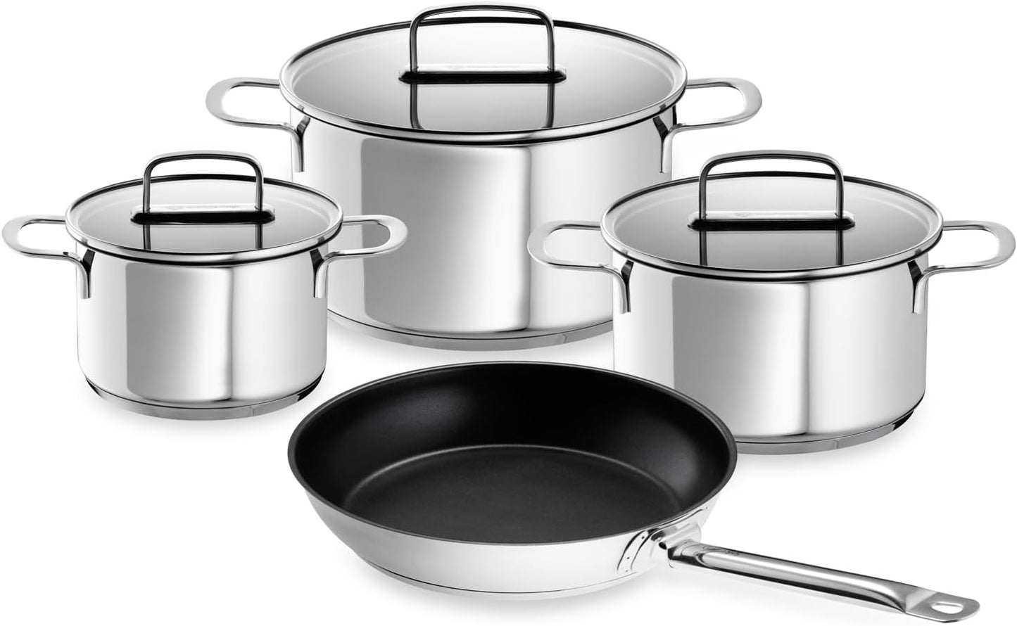 Topfset Industar mit Bratpfanne DIAMAS-Pro (4-teilig)