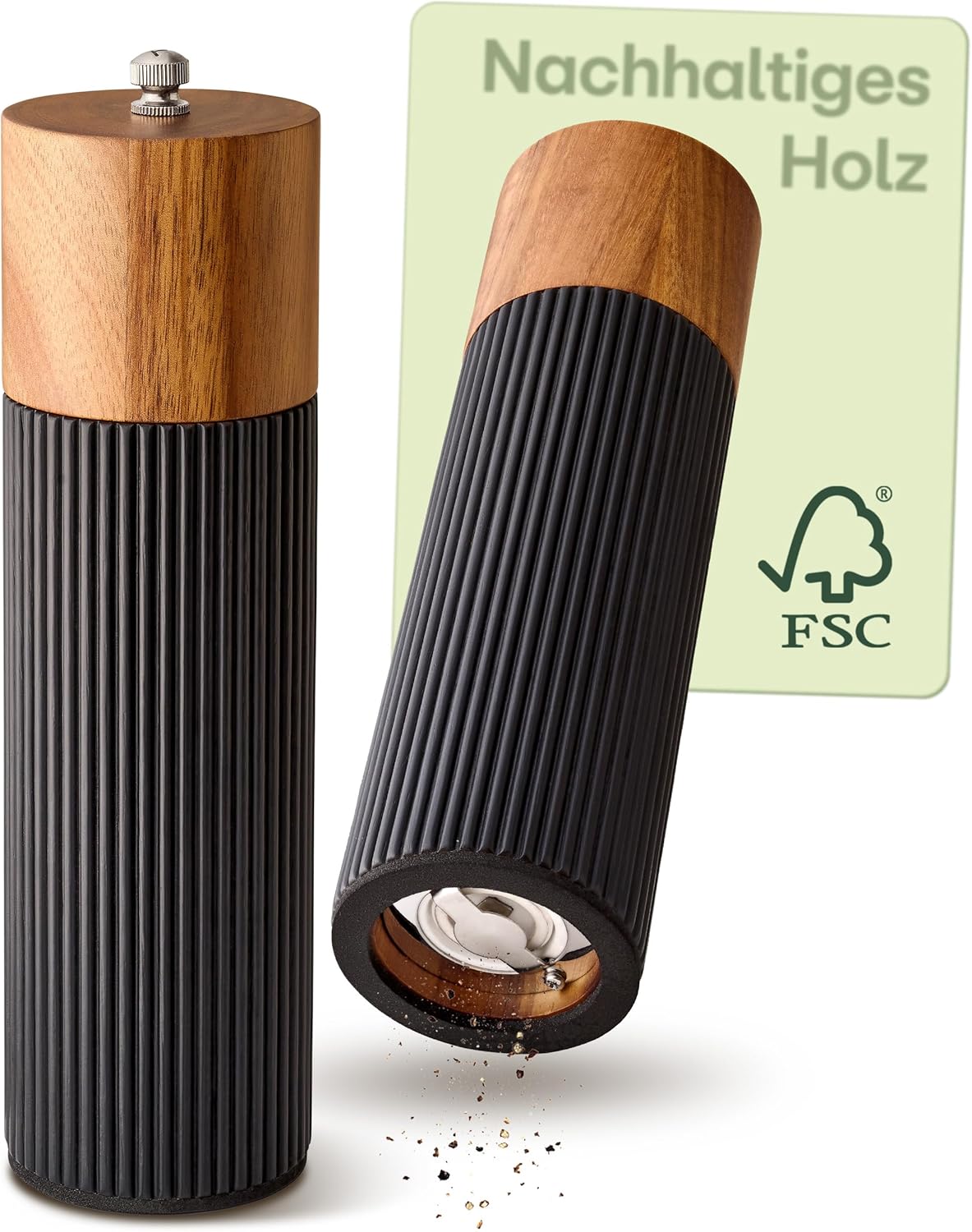 Salz- & Pfeffermühlen-Set, Groß