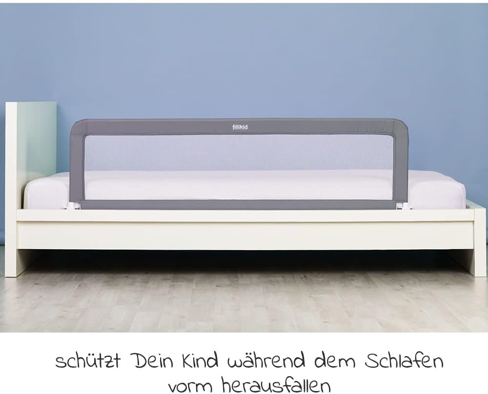 Klappbares Bettschutzgitter für Kinder