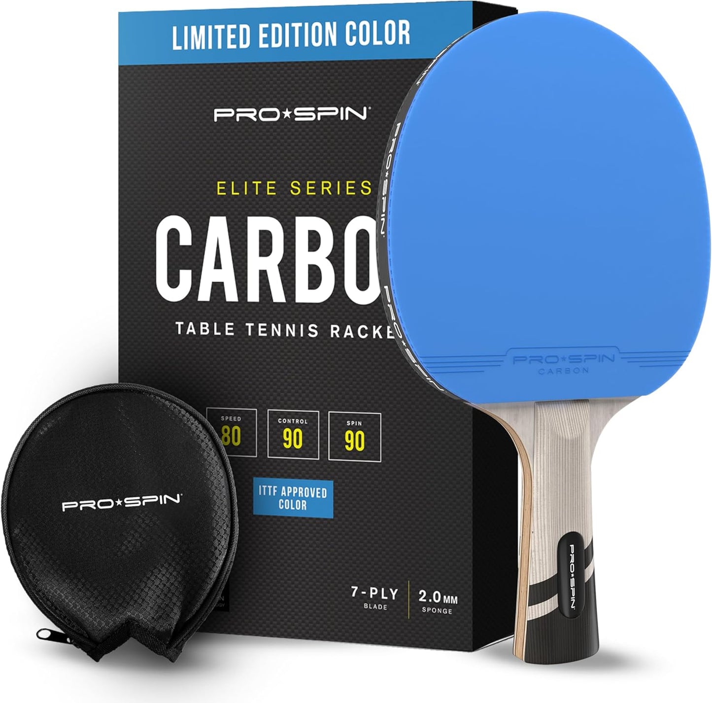 Tischtennisschläger ‎TTR-100-CB, 1er-Pack (Blau)