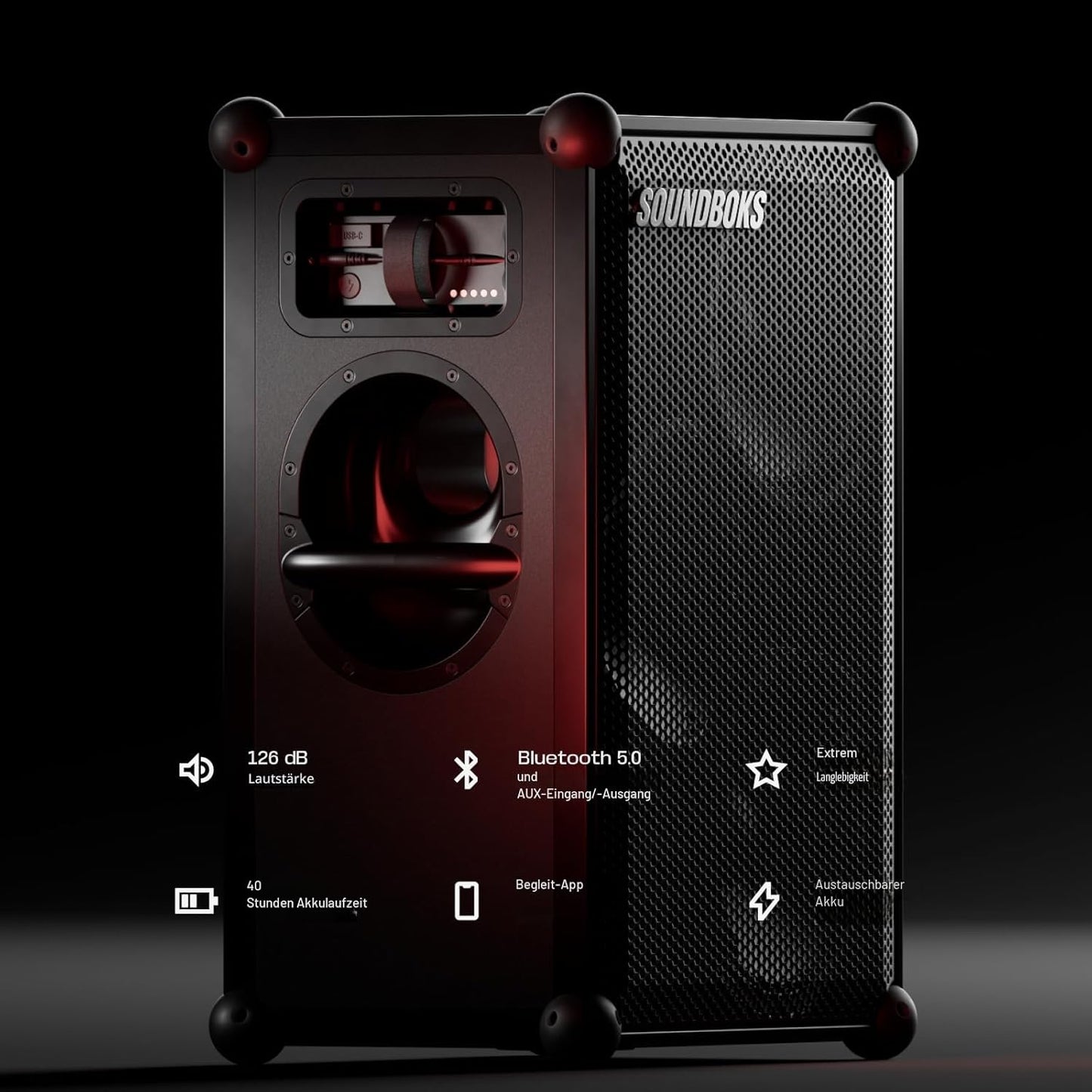 Bluetooth Performance-Lautsprecher 4, Schwarz