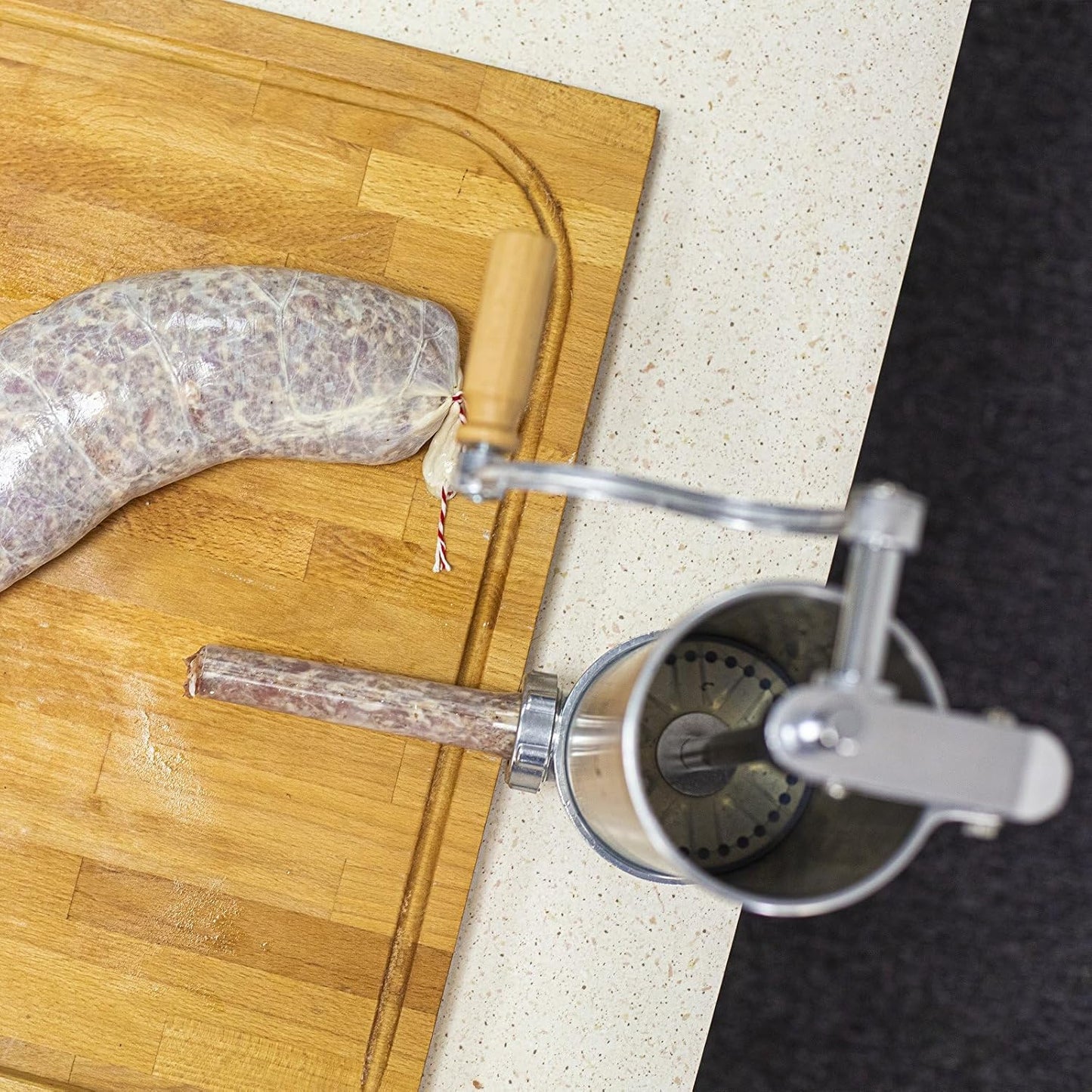 Vertikaler Wurstfüller 311007, Vertikaler 2,5 kg Edelstahl