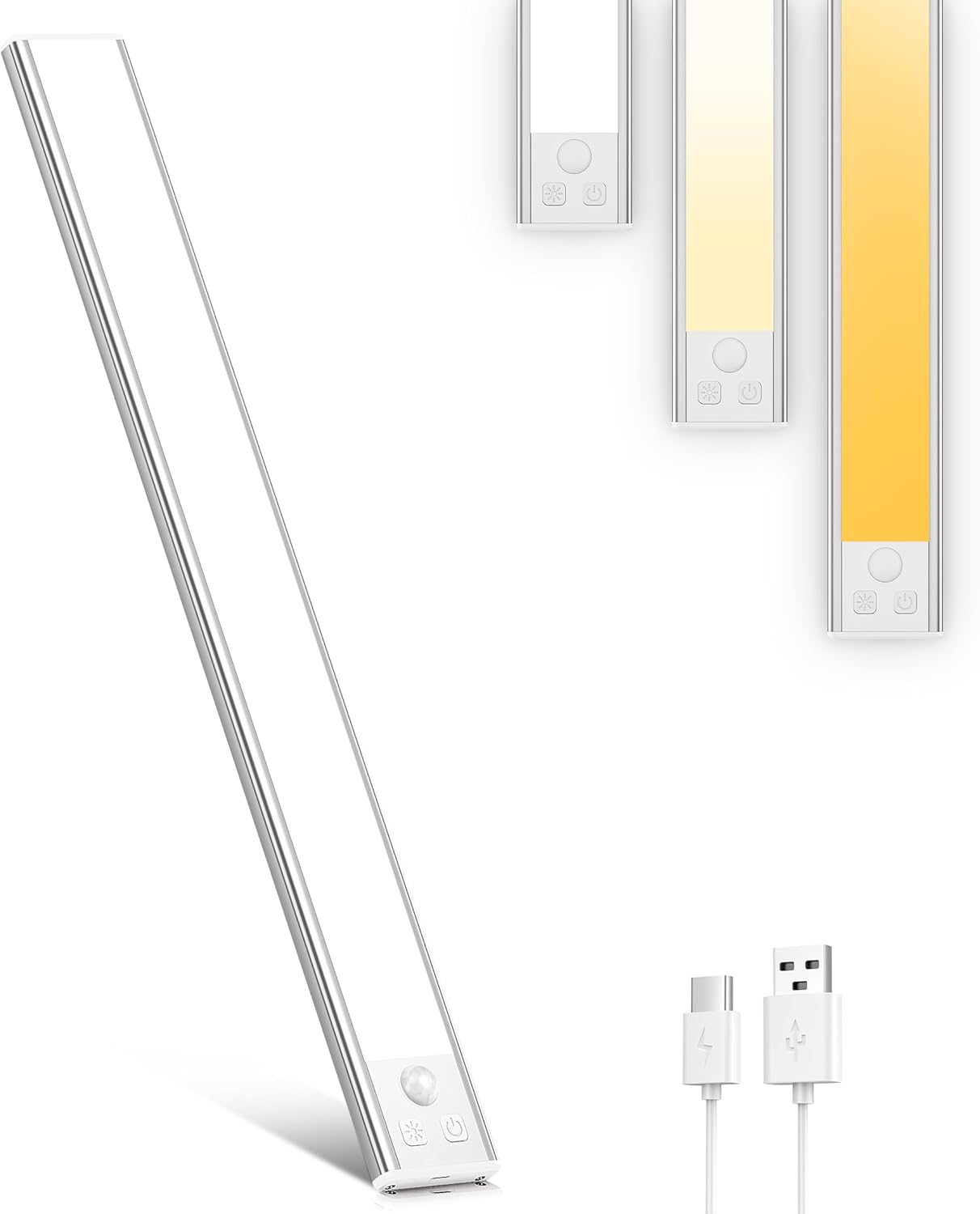 Unterbauleuchte LED mit Bewegungsmelder, dimmbar, 3000k/4000k/6500k, 41cm