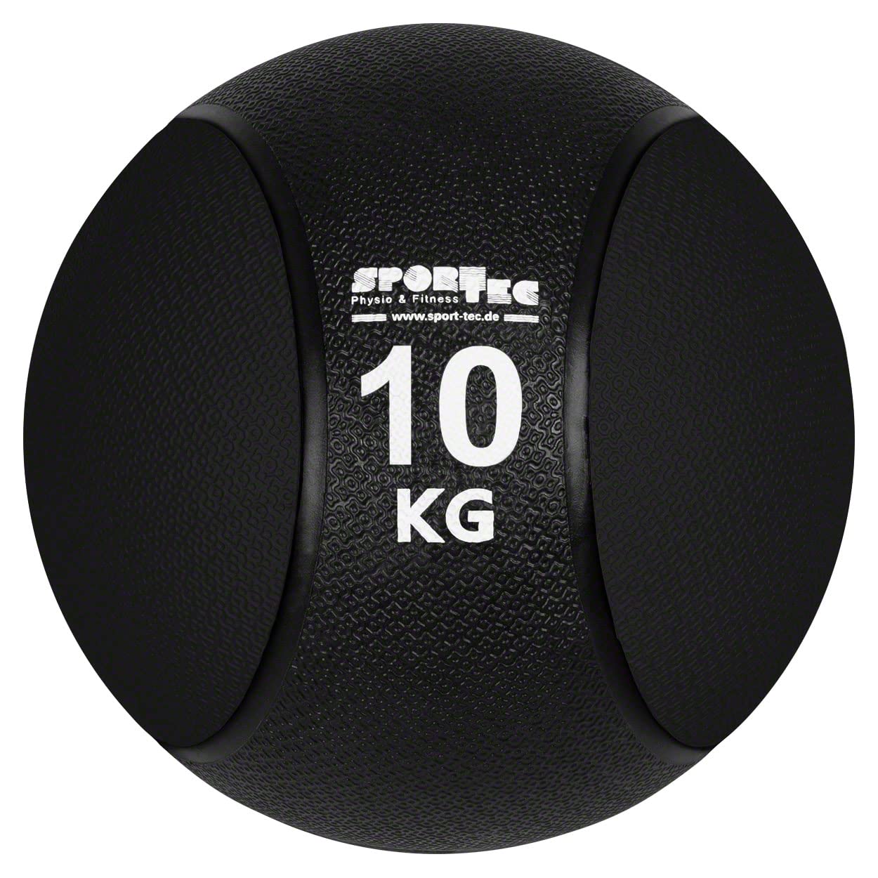 Medizinball, 10 kg / schwarz