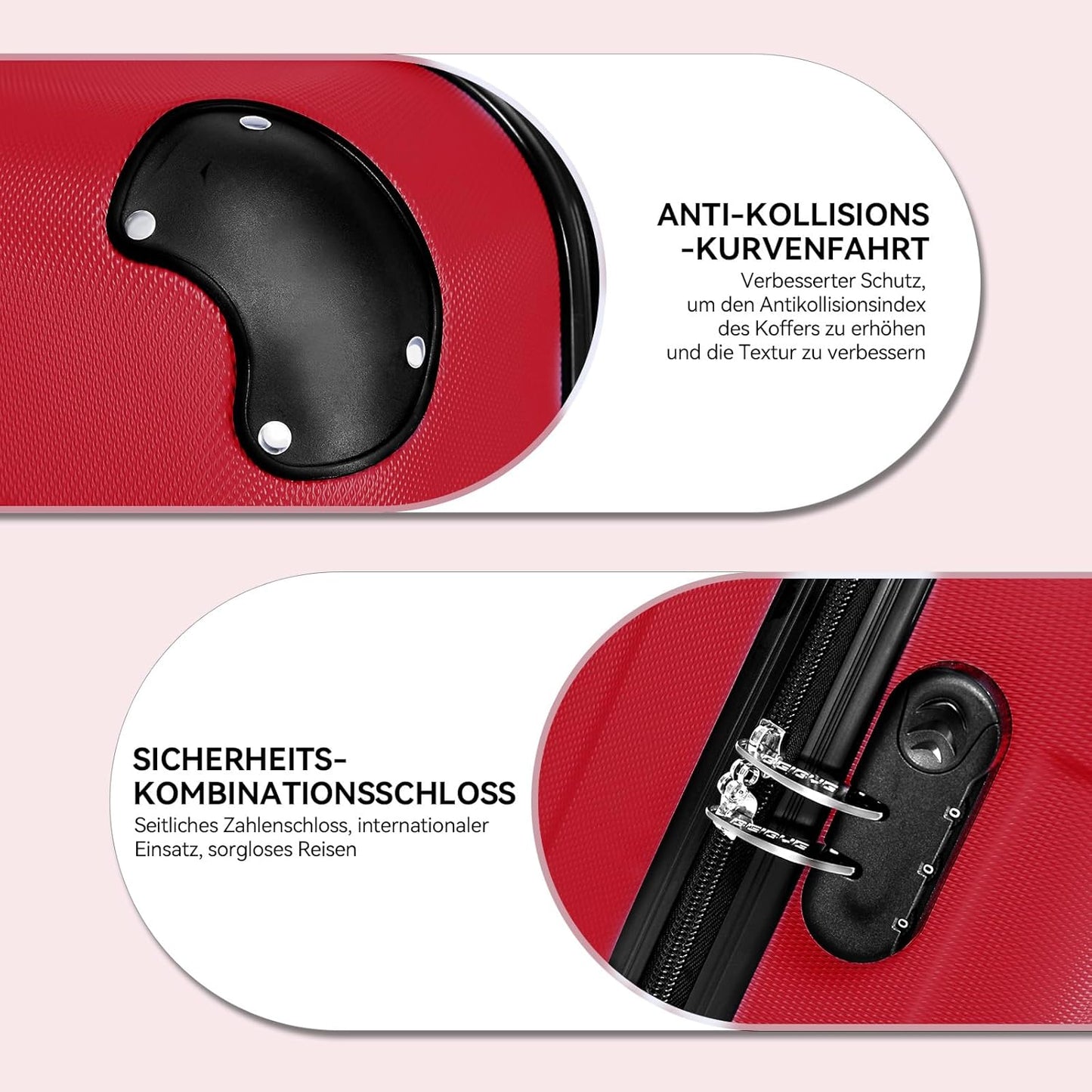 3-teiliges Hartschalenkoffer-Set, Chillired Set