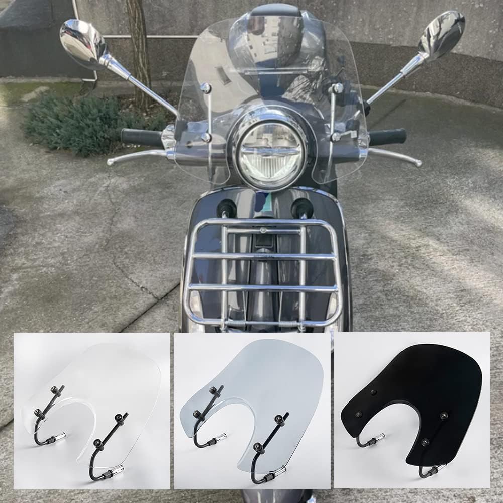 Scooter Windschutzscheibe für Vespa Primavera (2017-2022), Clear-Tall-Bildschirm