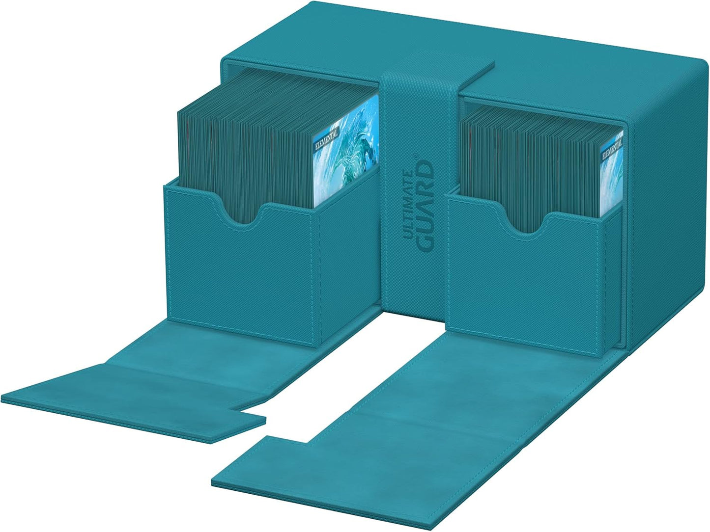 Twin Flip`n`Tray 200+ Kartenbox, 200+ Petrolblau