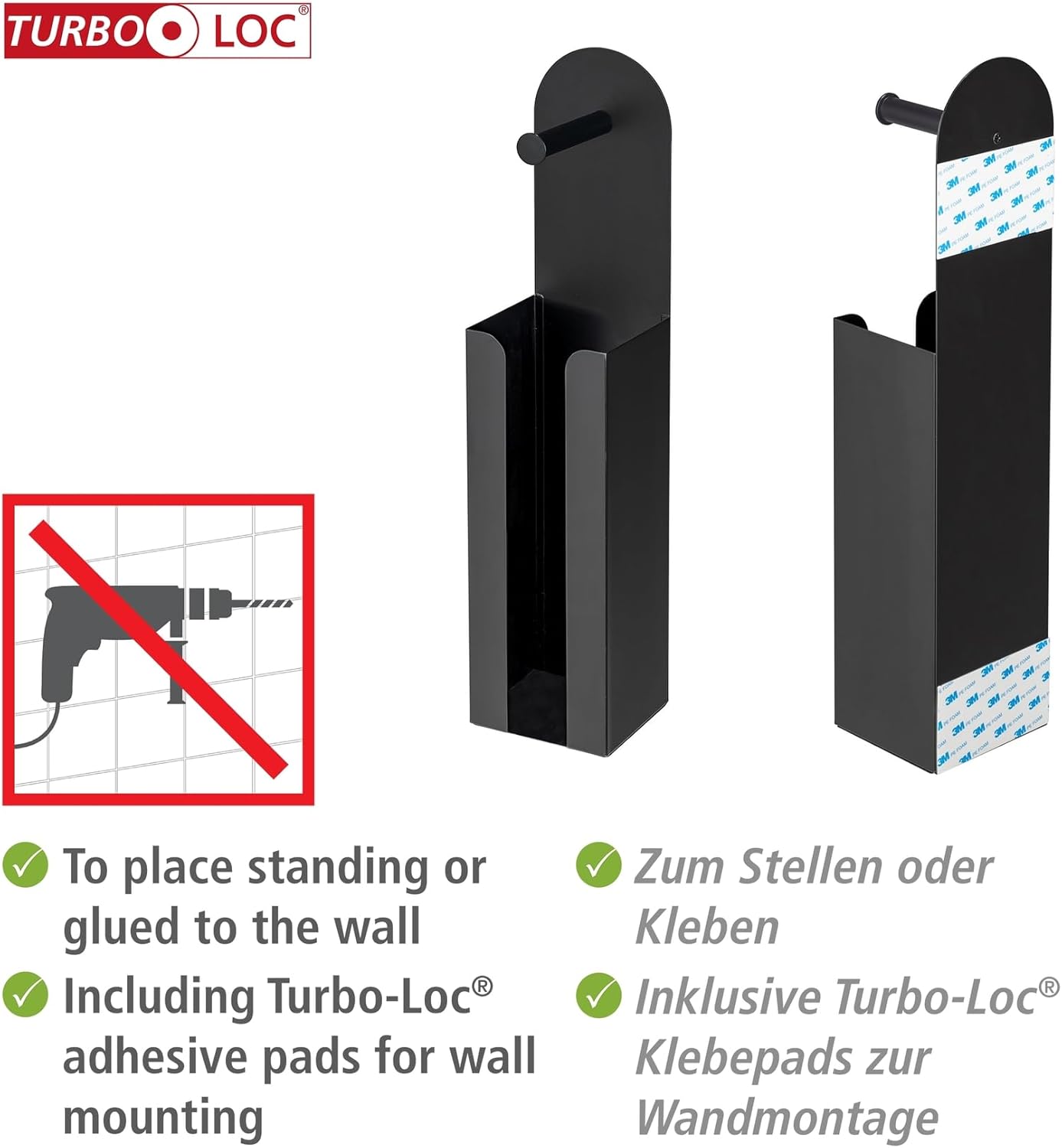 2-in-1 Toilettenpapierhalter Agira