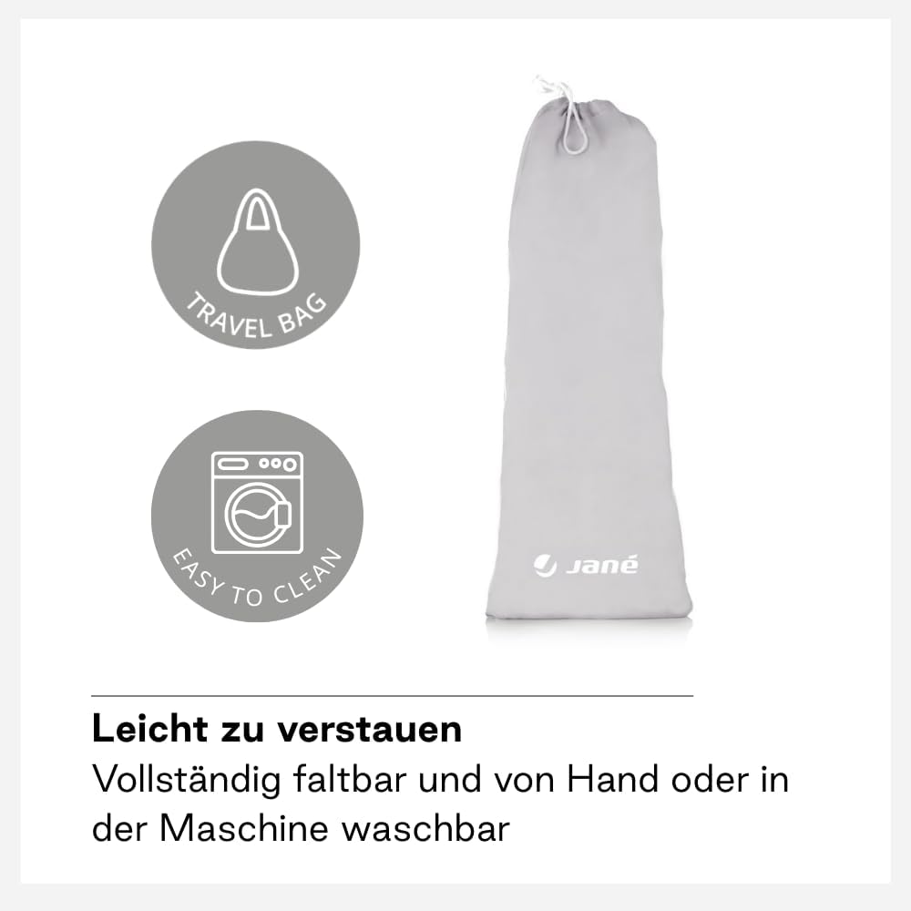 Klappbares Kinderbettgitter, 140 cm Grau