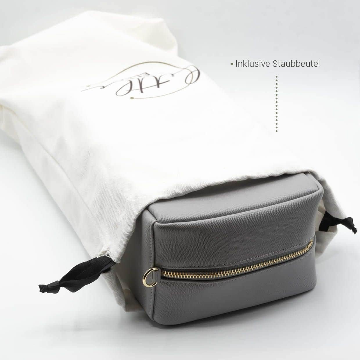 Wickelclutch, Grau