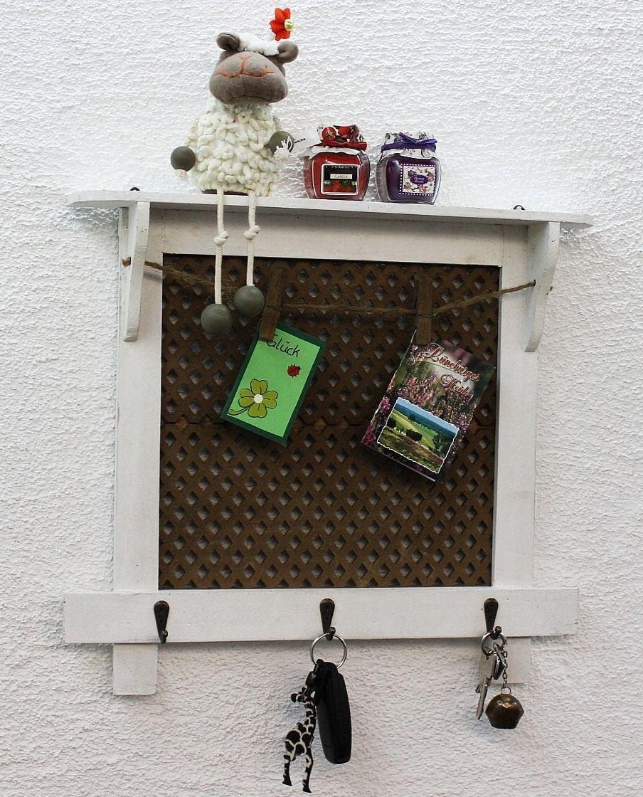 Schlüsselbrett mit Ablage und Memoboard