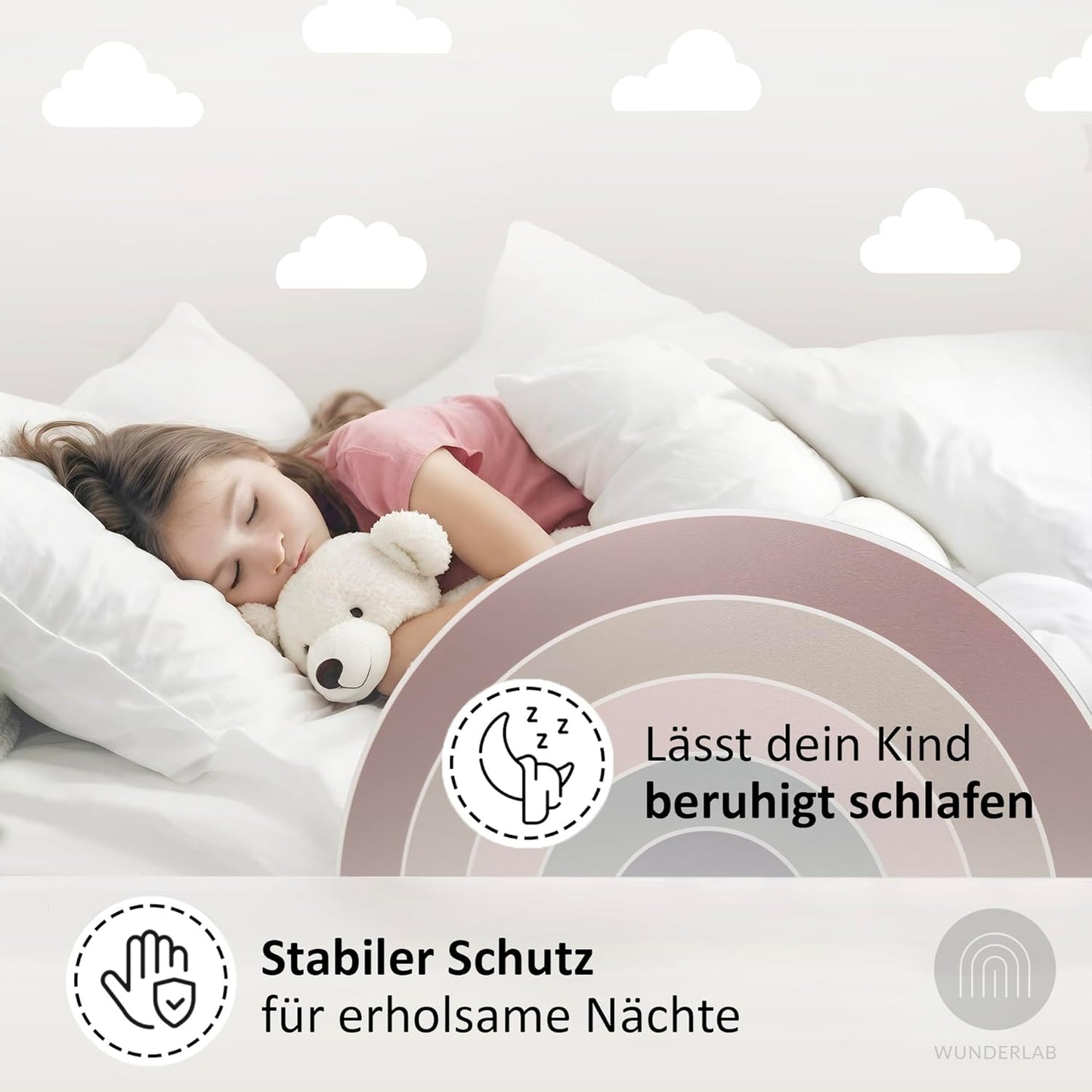 Rausfallschutz Bettgitter Remy für Kinderbetten, Modern
