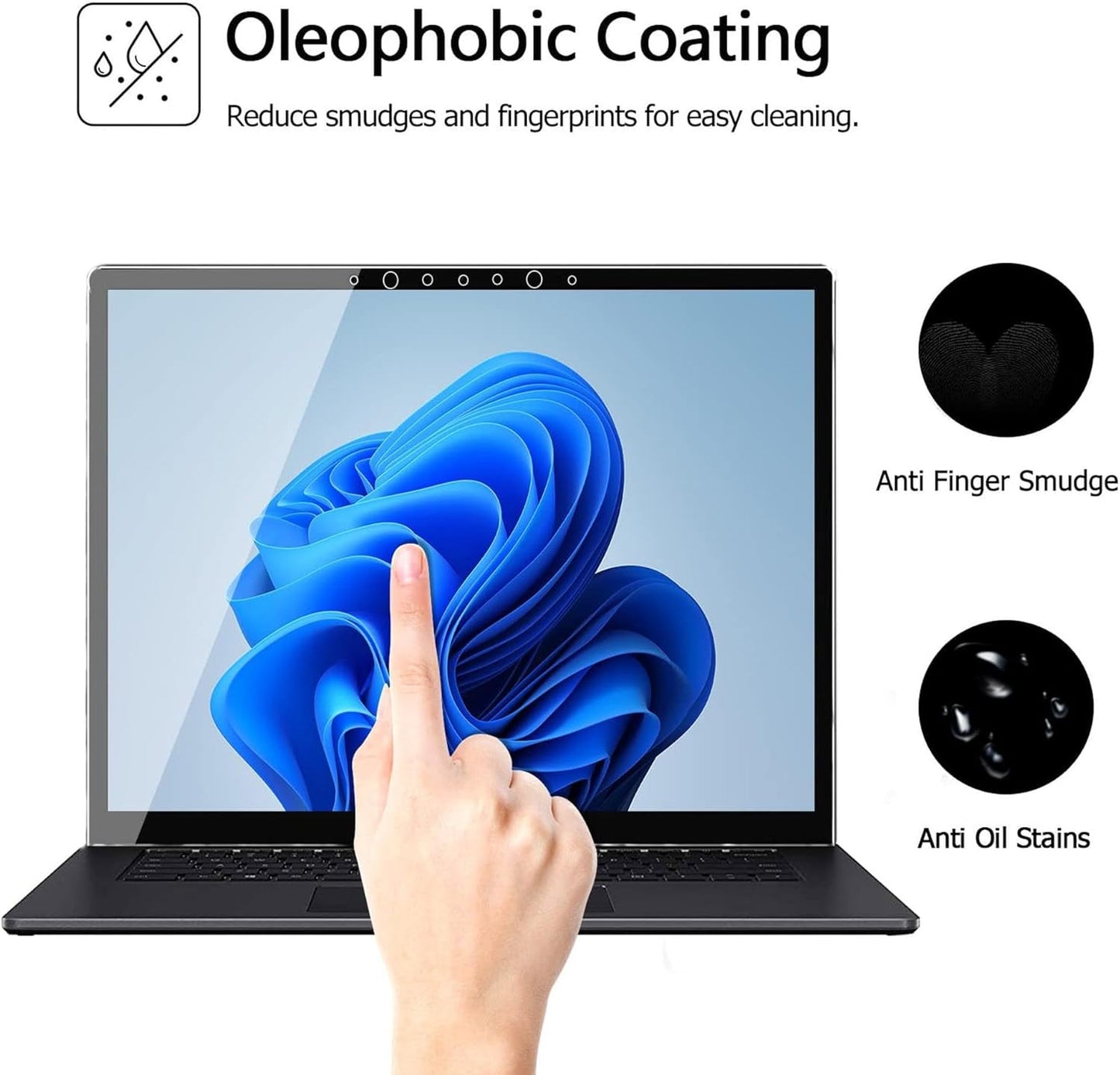 Schutzfolie für Surface Laptop (2 Stück)