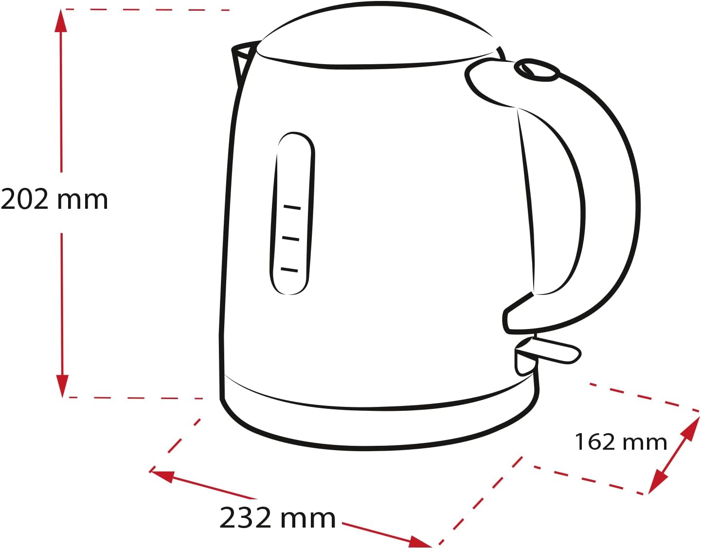 Prime Aqua mini Wasserkocher, Edelstahl Top