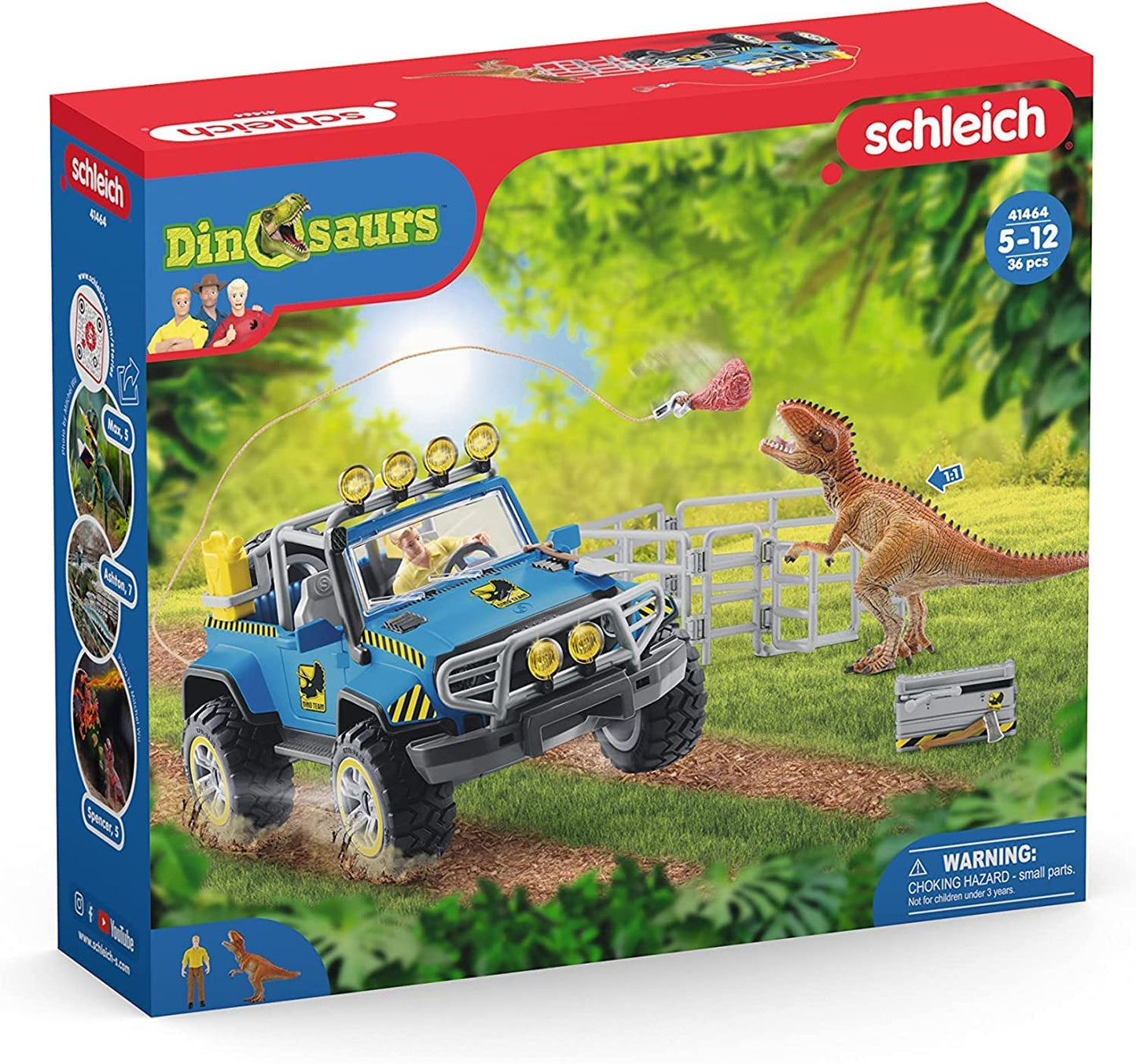 Geländewagen mit Dino-Aussenposten, Spielfigur