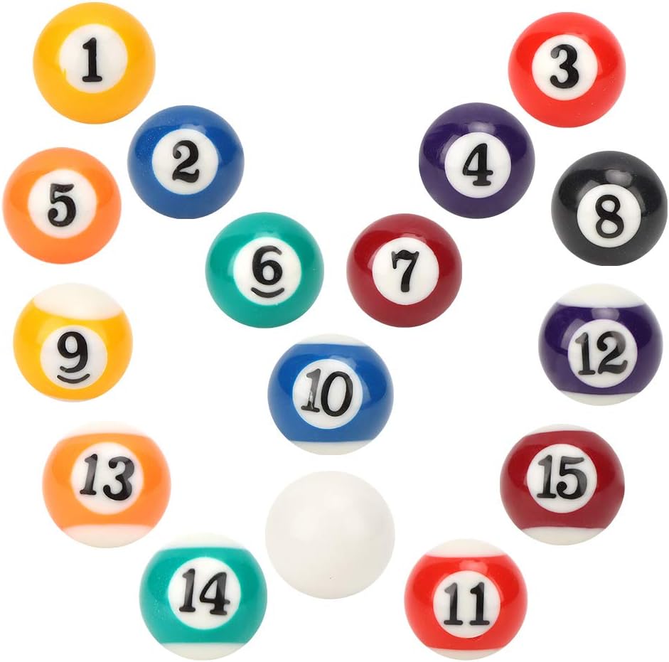 Mini Billardkugeln-Set für Kinder (16 Stück, 2.5cm)