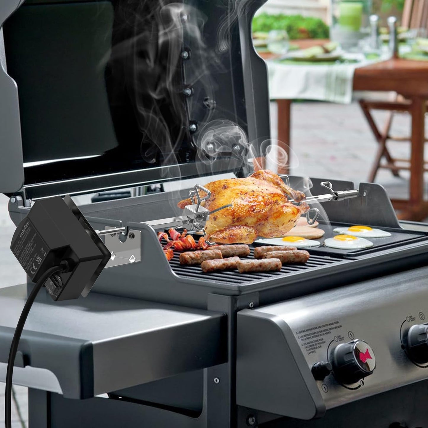Grillspiess-Set für Weber Spirit Spirit I & II 200/300 Serie